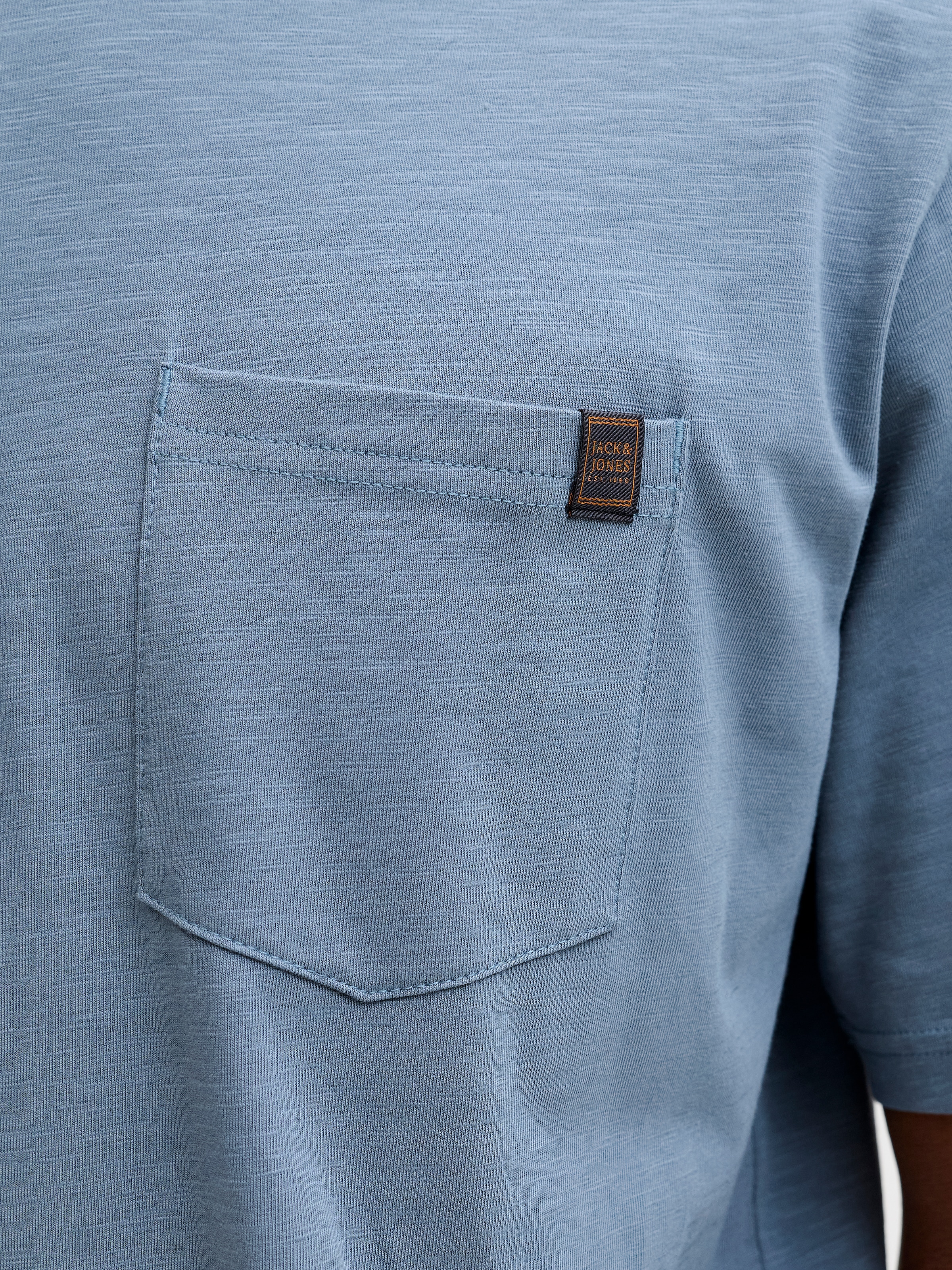 Jack & Jones T-shirt à manches courtes »JJEDOVER SLUB TEE SS NOOS« Baumwollmischung, relaxed fit