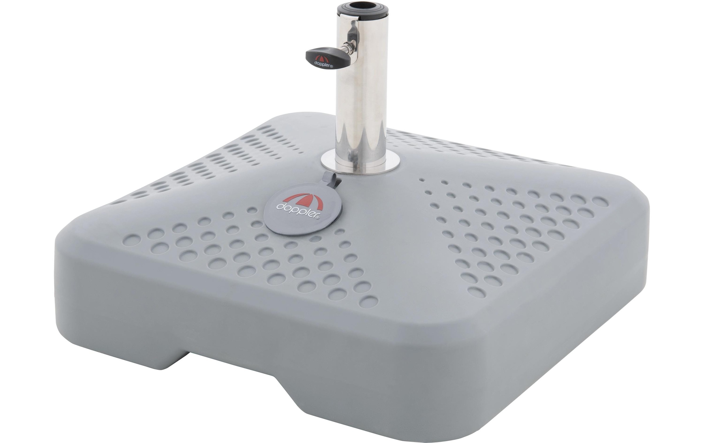 Image of doppler Kunststoffschirmständer "Beschwerer Active FILL-IT 3-in-1" hellgrau