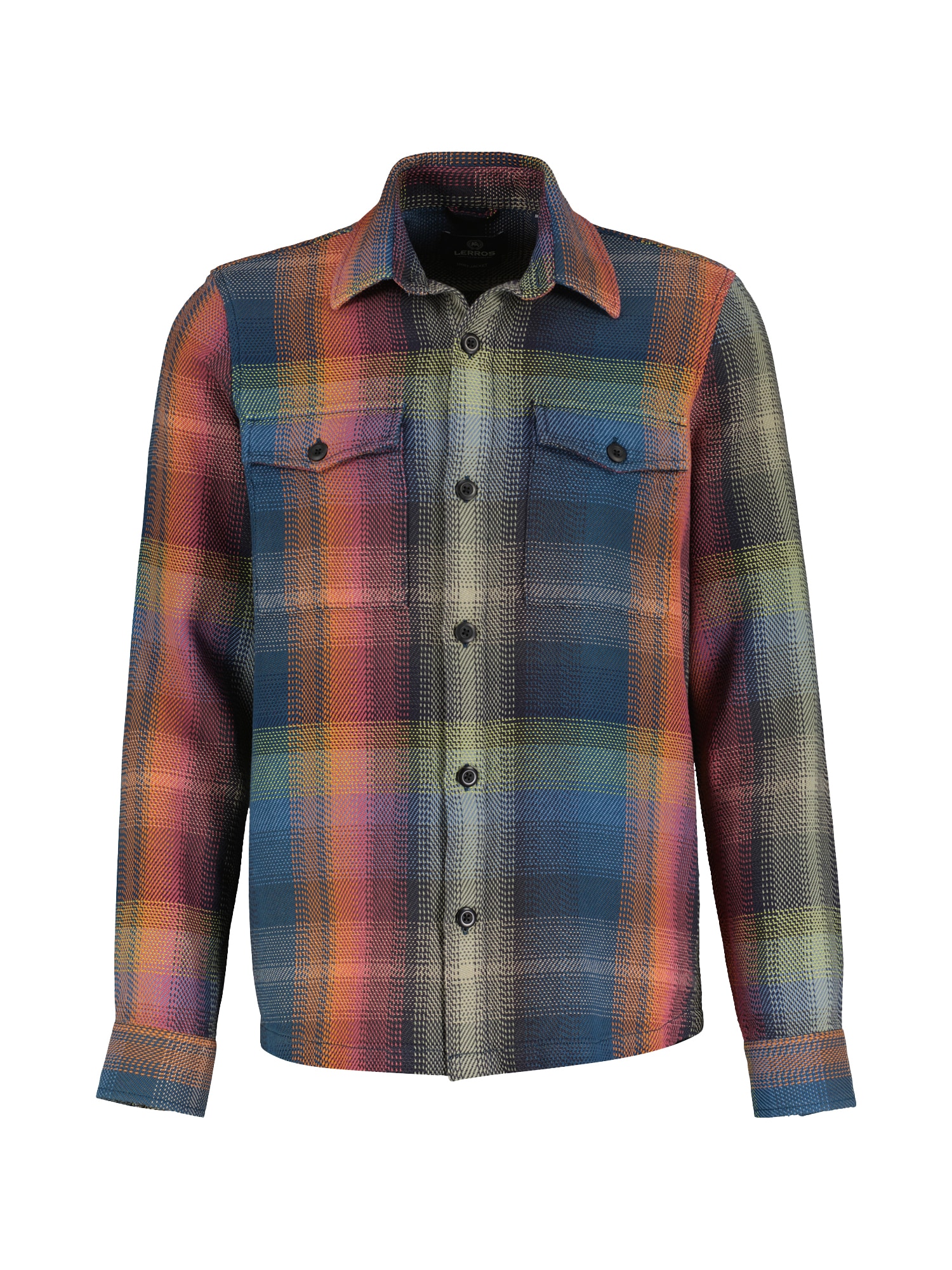 Image of LERROS Langarmhemd "Overshirt in Holzfäller-Optik"