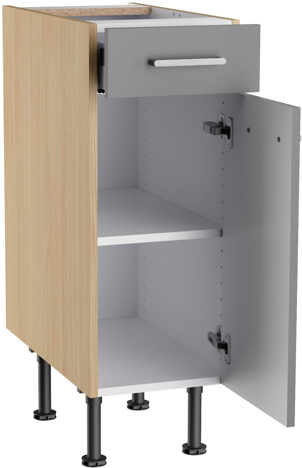 KOCHSTATION Unterschrank »KS-Lucy« Breite 30 cm, höhenverstellbare Füsse, Soft-Close