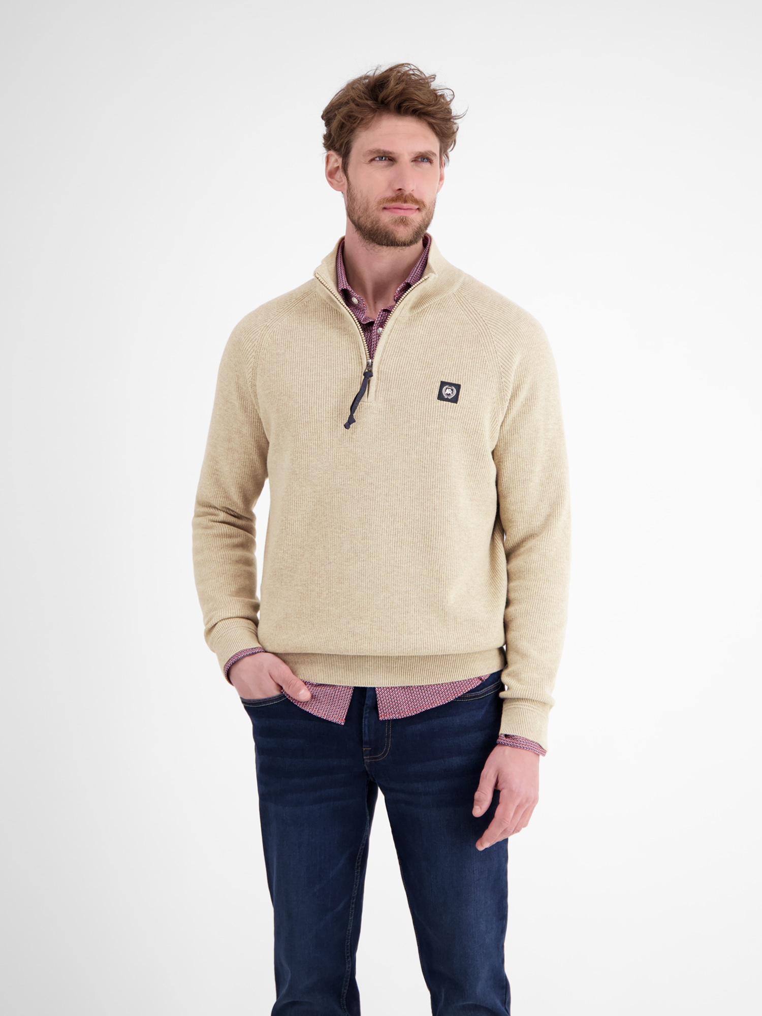 Image of LERROS Strickpullover "Herren-Stricktroyer"