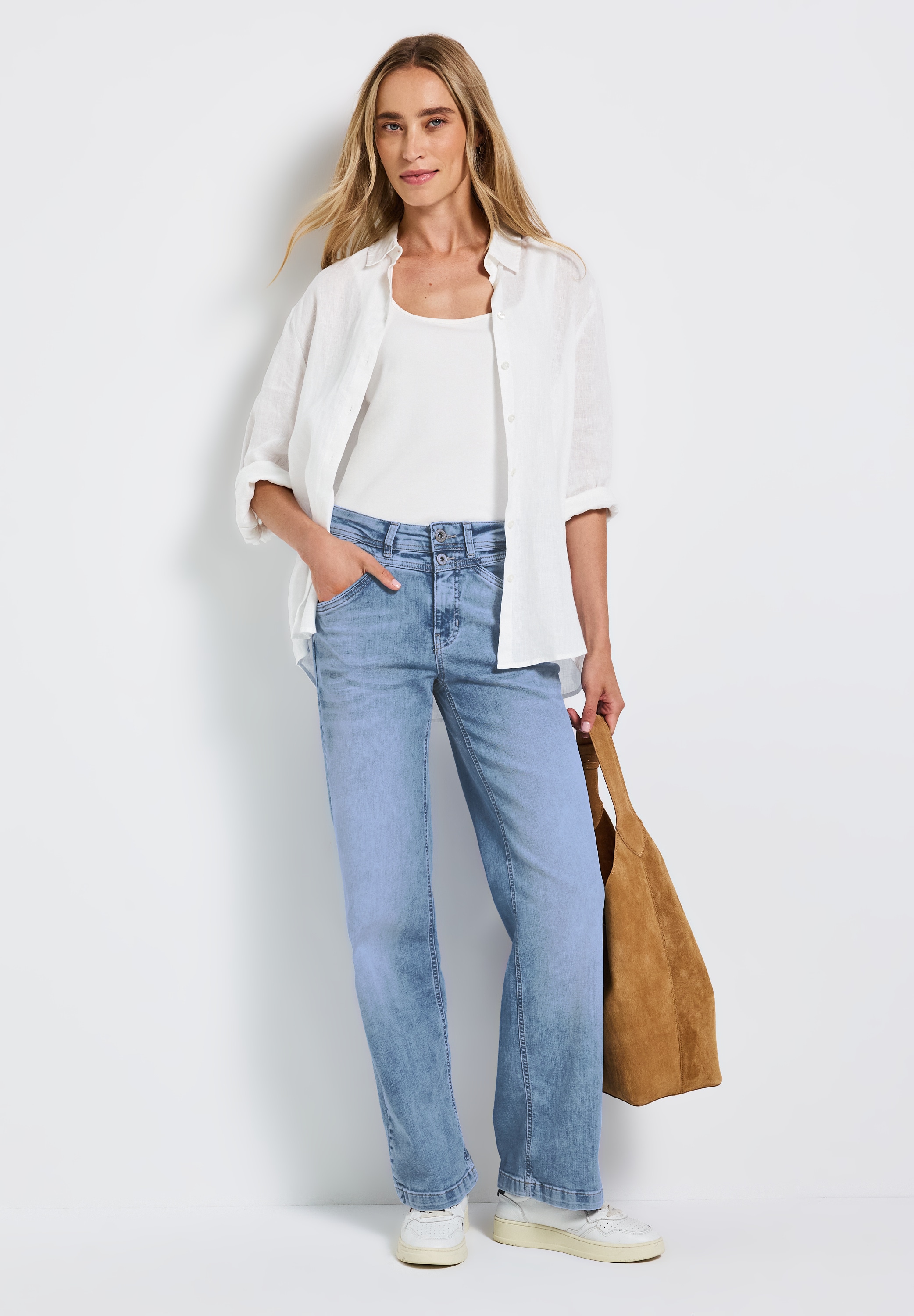 STREET ONE Weite Jeans, im 4-Pocket Style