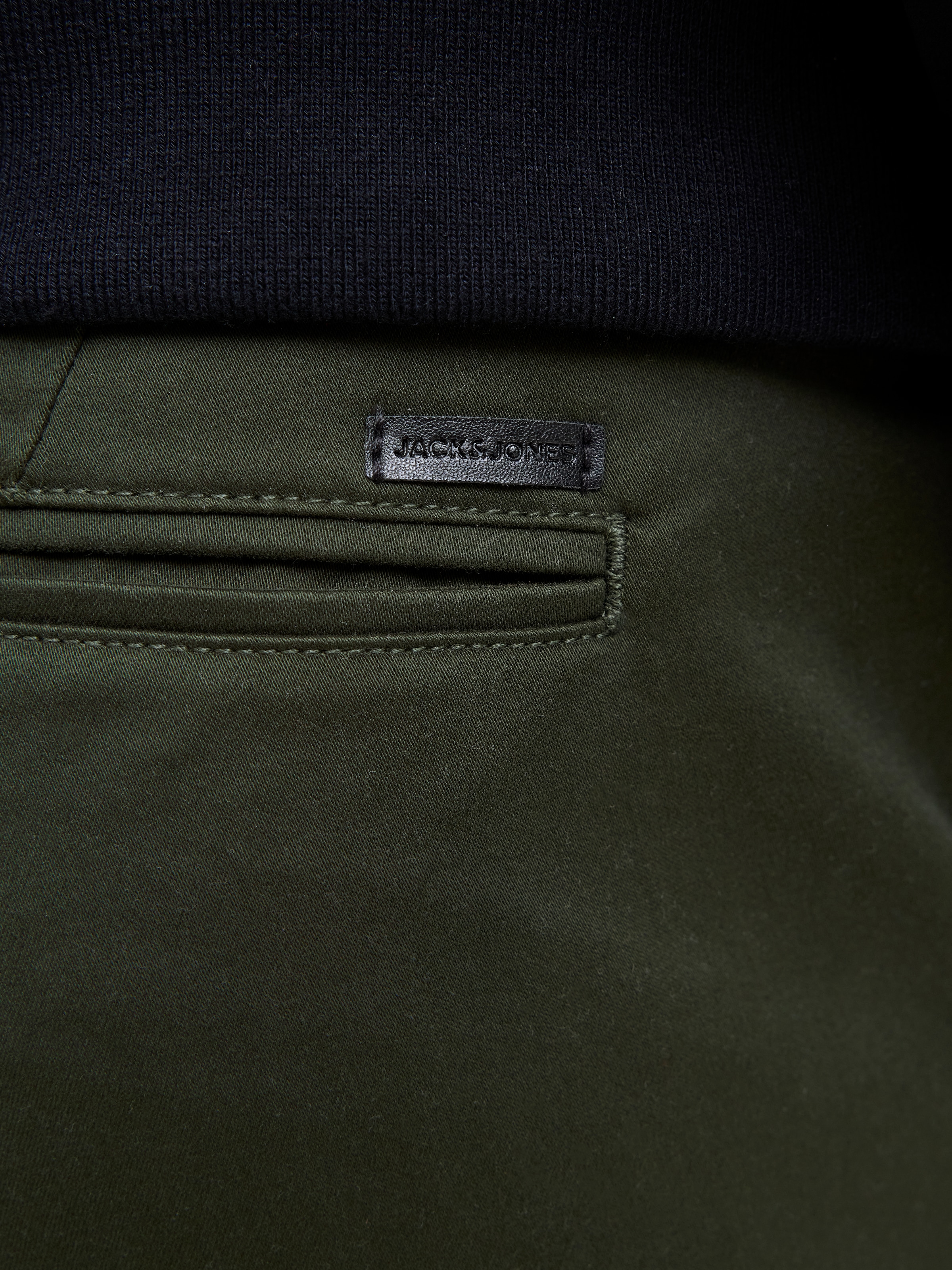 Jack & Jones Chinos »JPSTMARCO mit Stretchkomfort und schmalem Bein«, unifarben, modisch, slim fit, Baumwollmischung