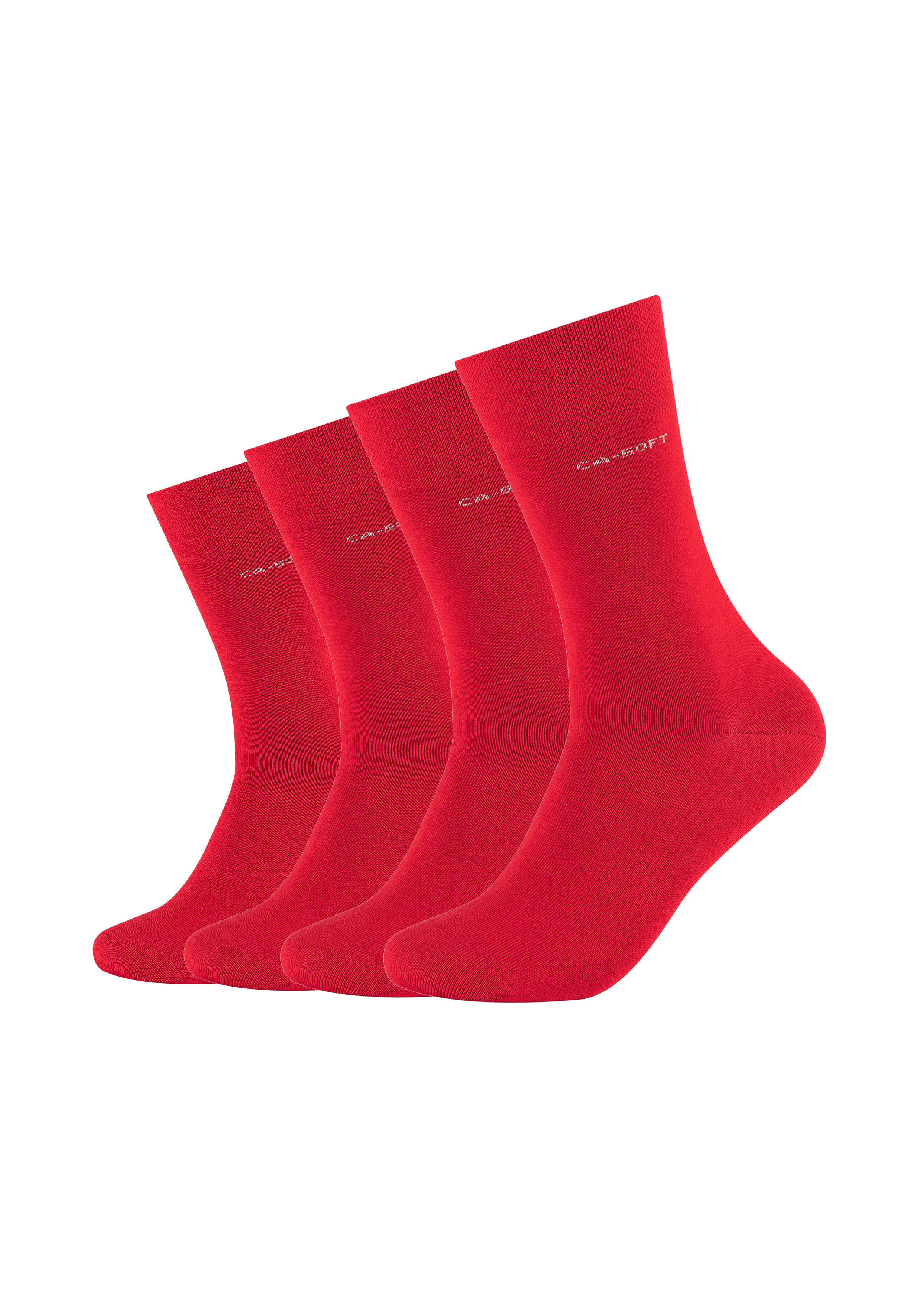 Camano Socken, (Packung, 4 Paar), Mit verstärktem Fersen- und Zehenbereich-camano 1