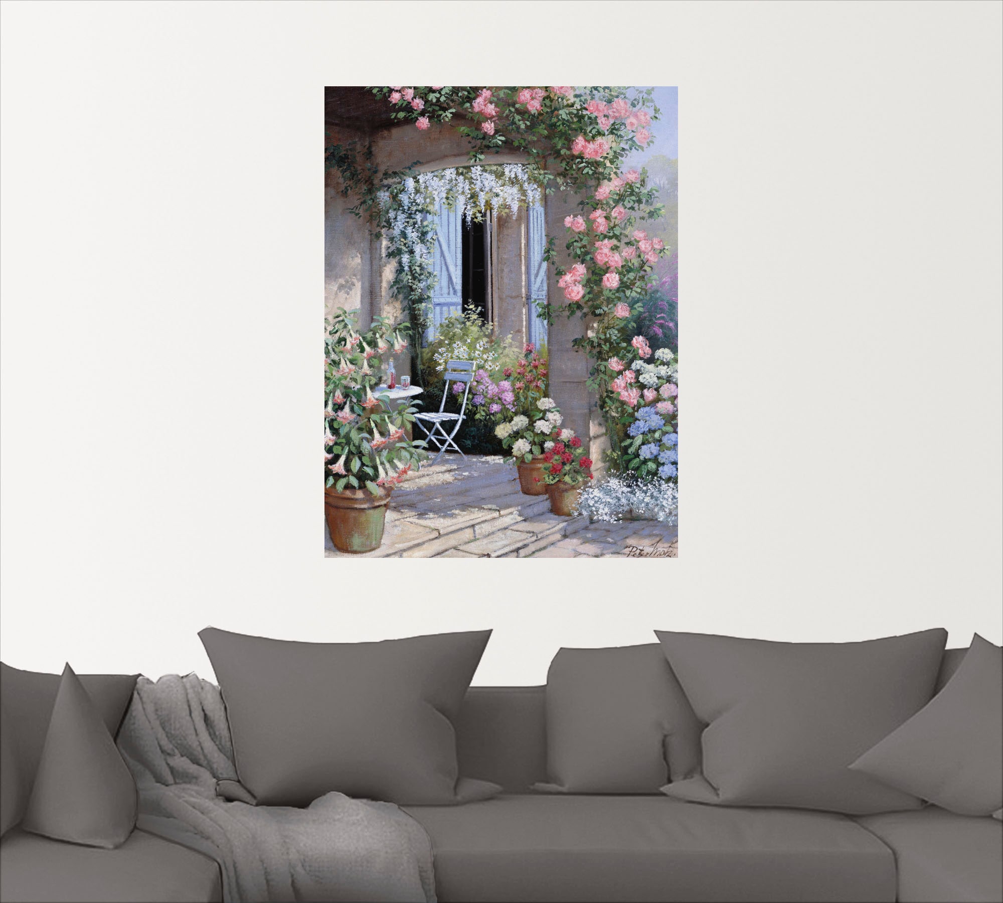 Artland Wandbild »Blumenangebot«, Garten, (1 St.), als Leinwandbild, Poster, Wandaufkleber in verschied. Grössen