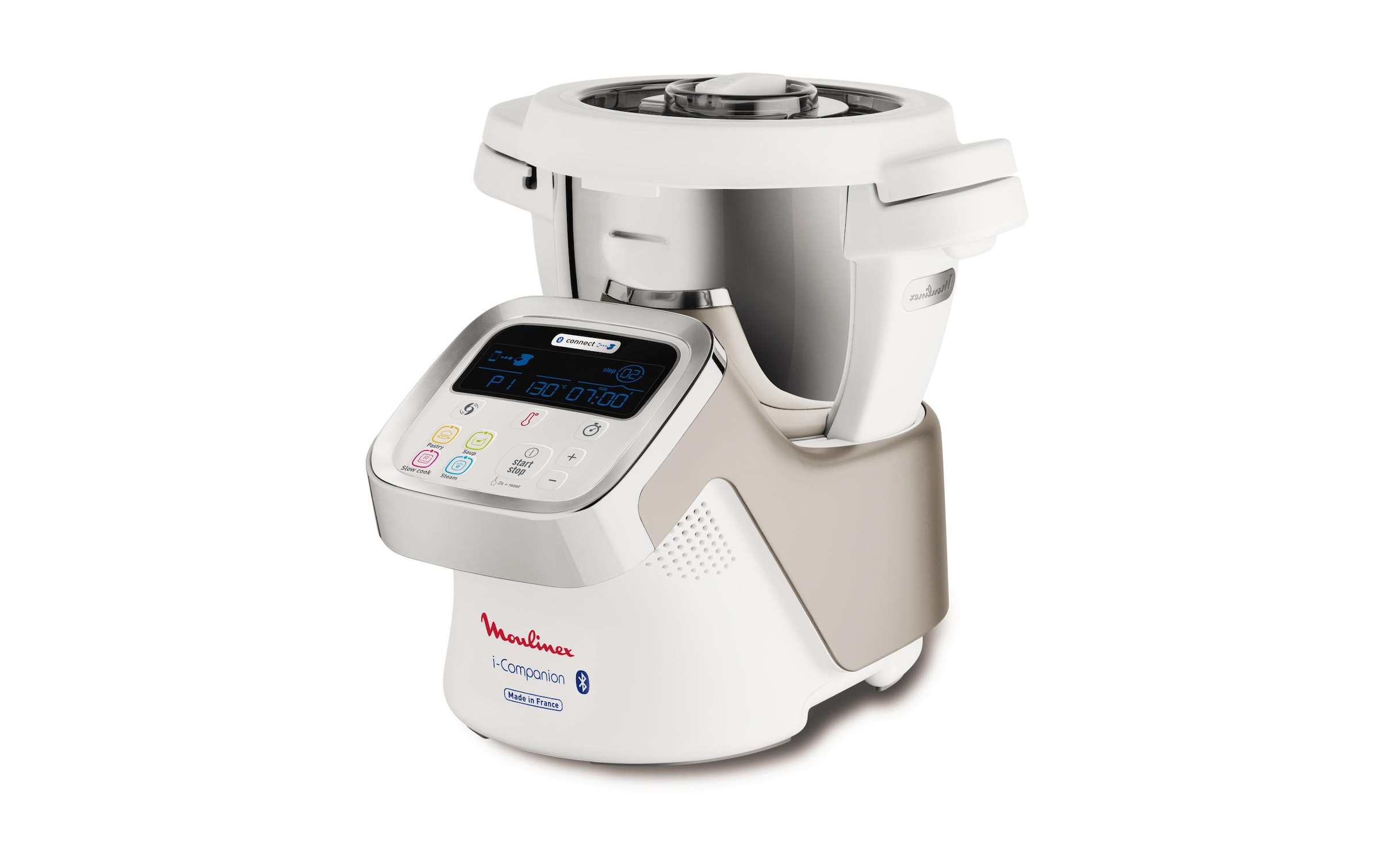Moulinex Küchenmaschine »I-COMPANION Weiss Silberfarben«