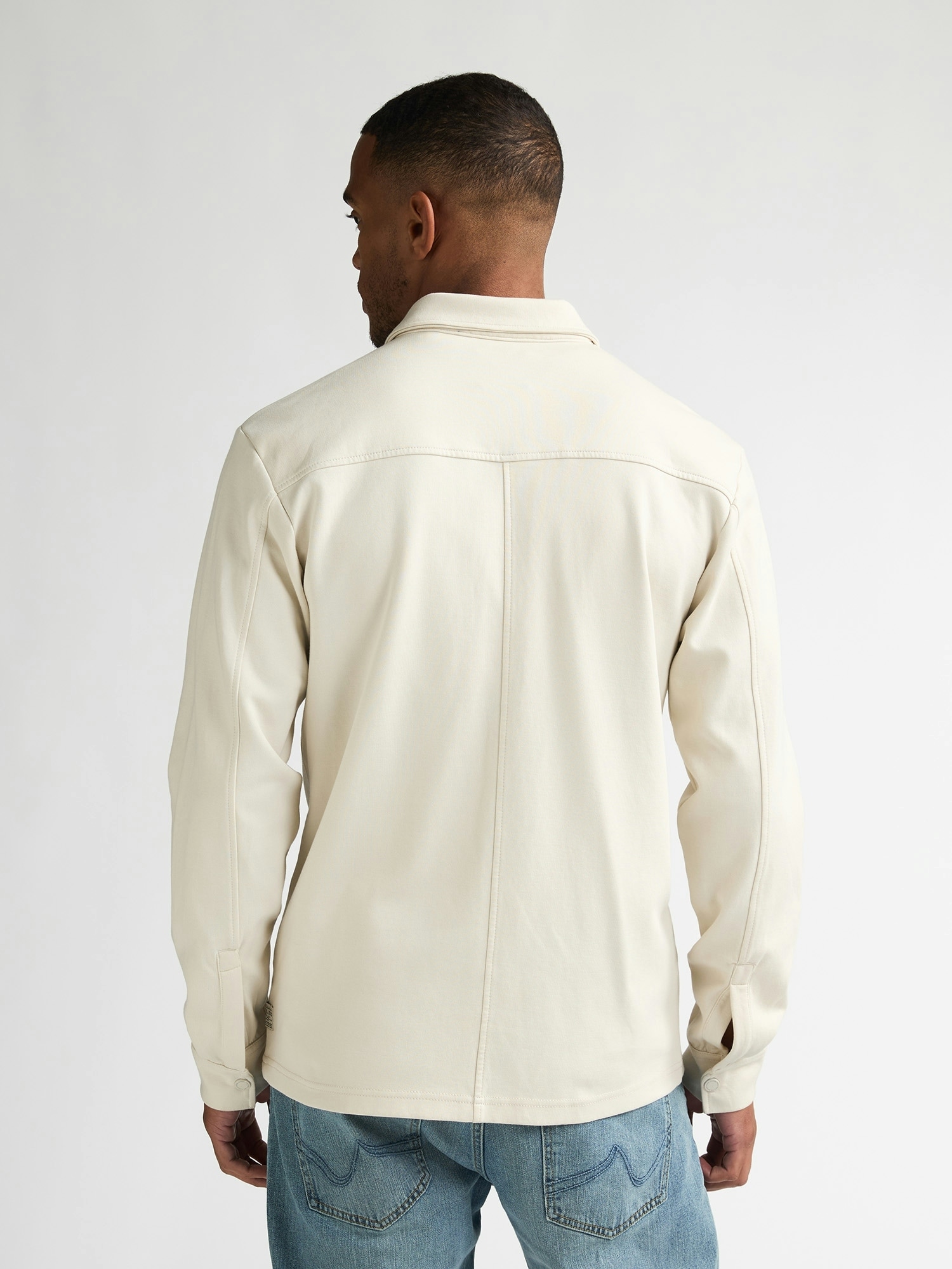 Petrol Industries Langarmhemd »Men Sweater Collar« wärmendes Material mit Druckknöpfen
