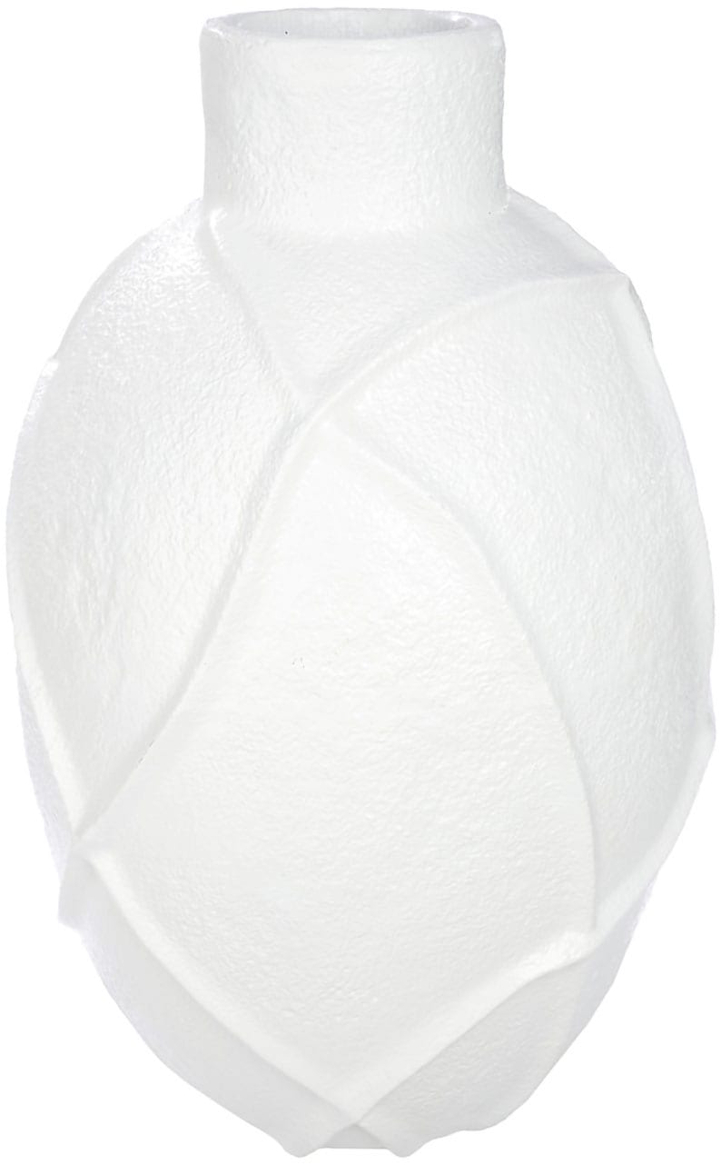 GILDE Bodenvase »Vase "Linhas" weiss H. 57,5cm«, (1 St.)