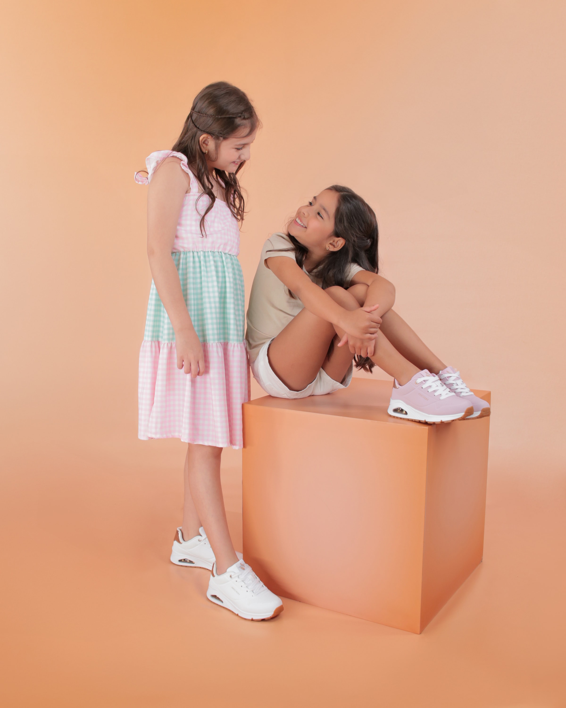 Skechers Sneaker »ESS - STREET GIRLS«, Freizeitschuh mit gepolster.Schaftrand, Grössenschablone zum Download