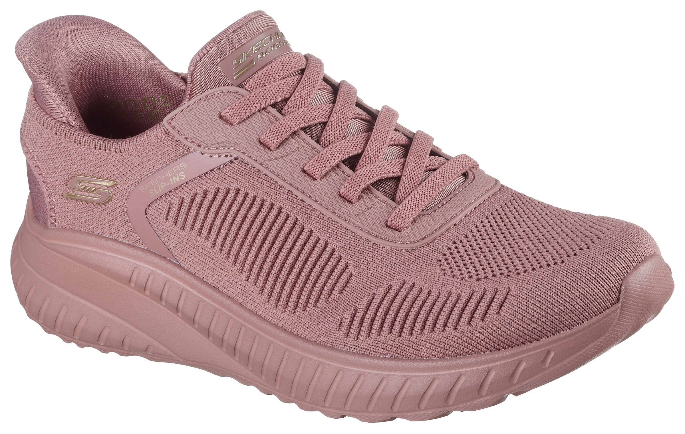 Image of Skechers Slip-On Sneaker "BOBS SQUAD CHAOS-CURRENT MUSE" Freizeitschuh für Maschinenwäsche geeignet