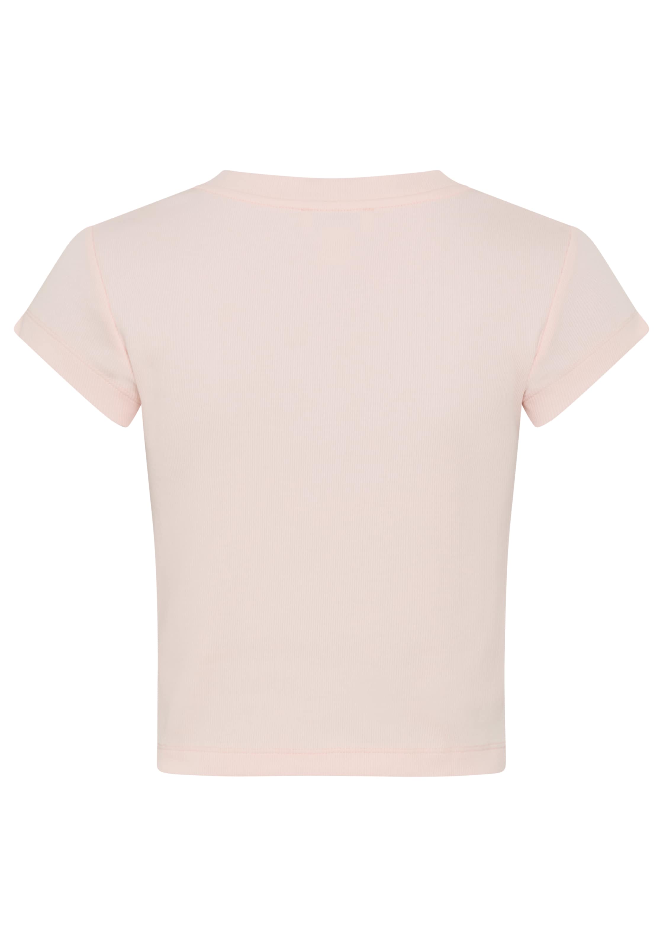 Calvin Klein Jeans T-Shirt »A- SS WOVEN LABEL RIB VNECK TEE« mit gewebtem Label