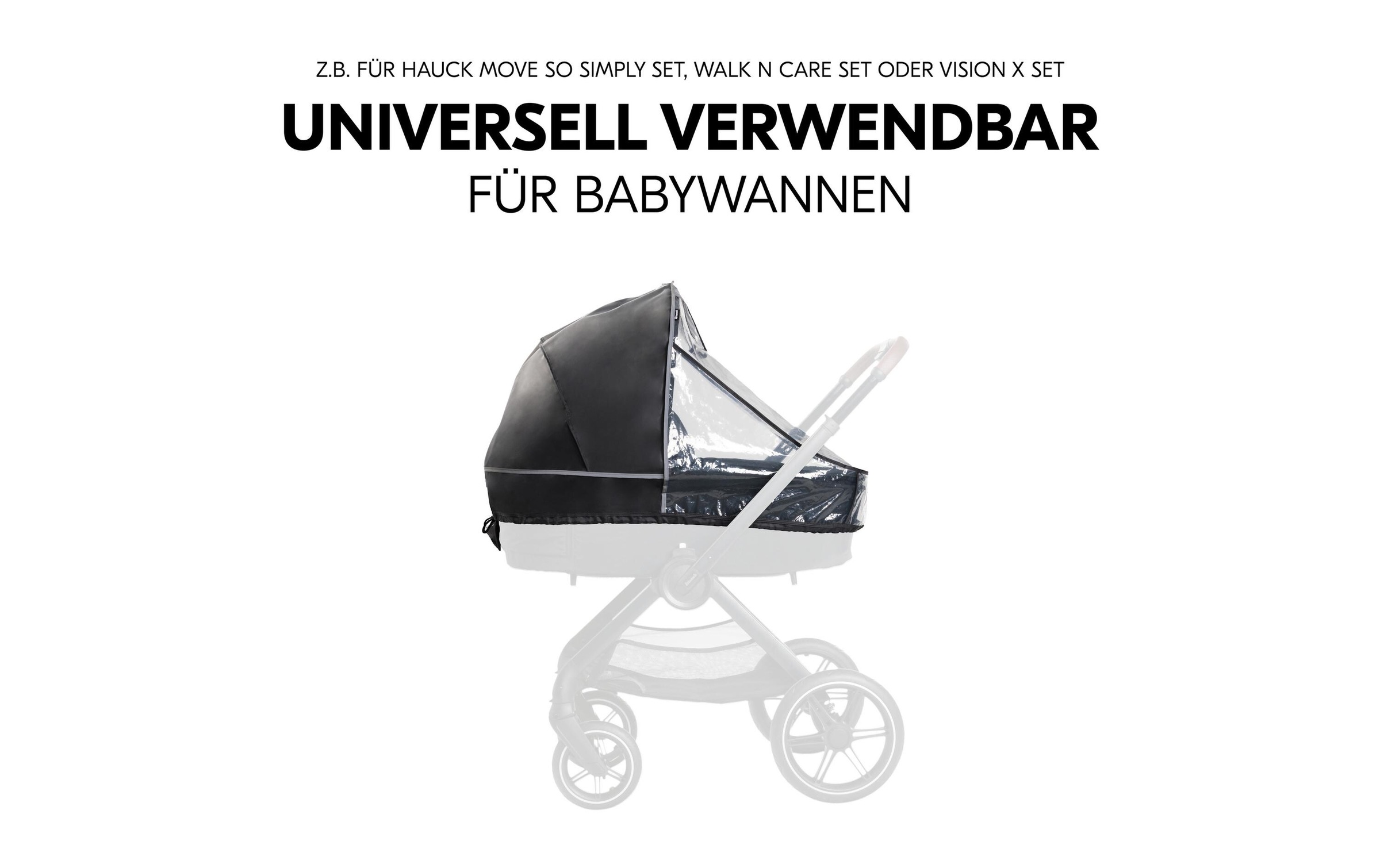 Hauck Housse de pluie pour poussette »Carrycot Raincover«