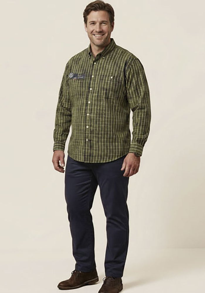 Man's World Plus Karohemd »im lässigen Freizeit-Look mit modernem Charakter« Komfortabel geschnitten und vielseitig kombinierbar