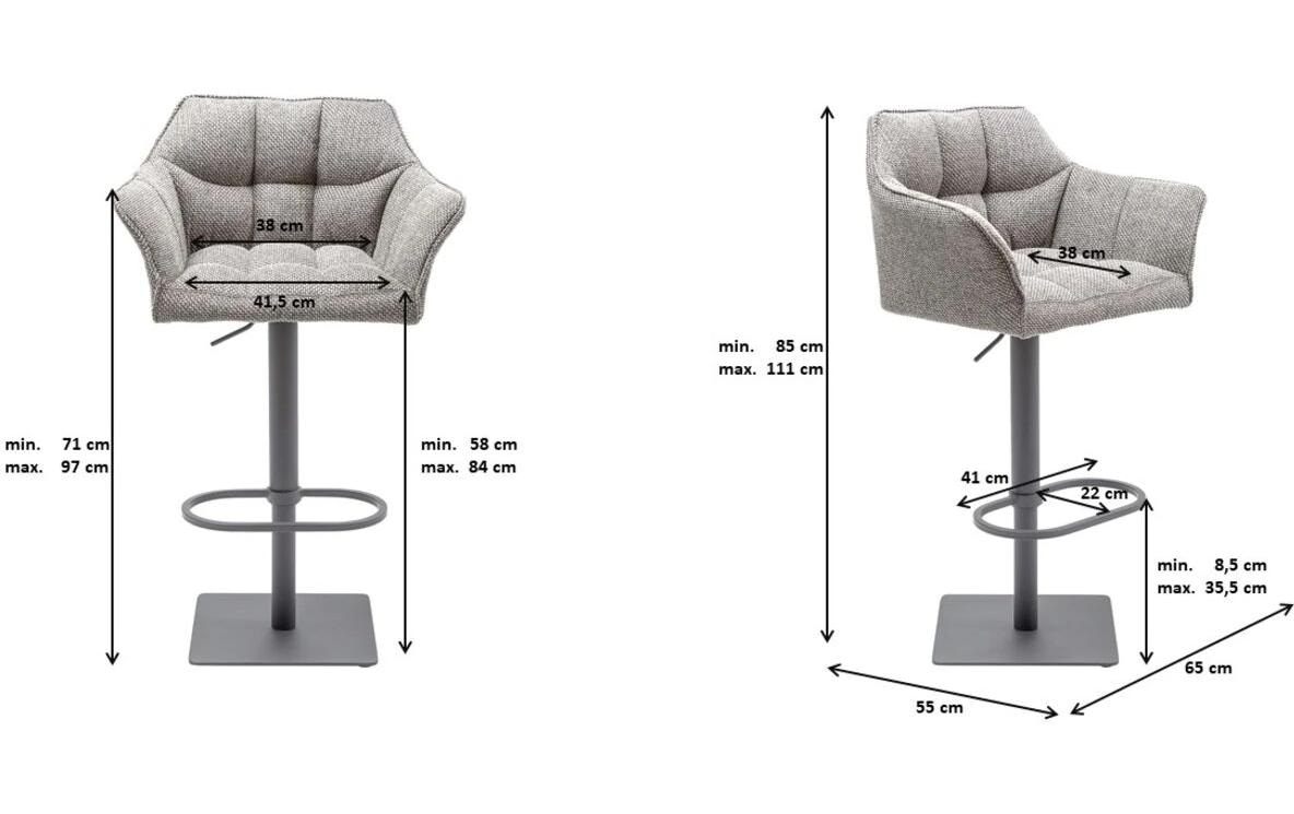 Kare Design Barhocker »Thinktank Base«