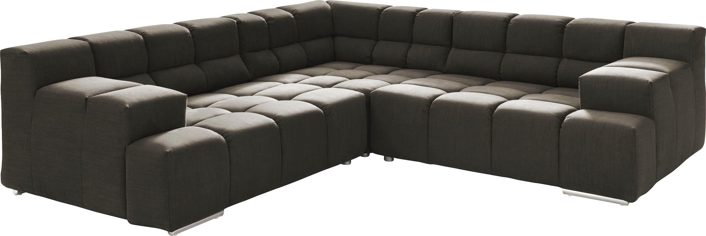 Image of designwerk Ecksofa "Temple L-Form, tolles Designsofa" mit Sitztiefenverstellung
