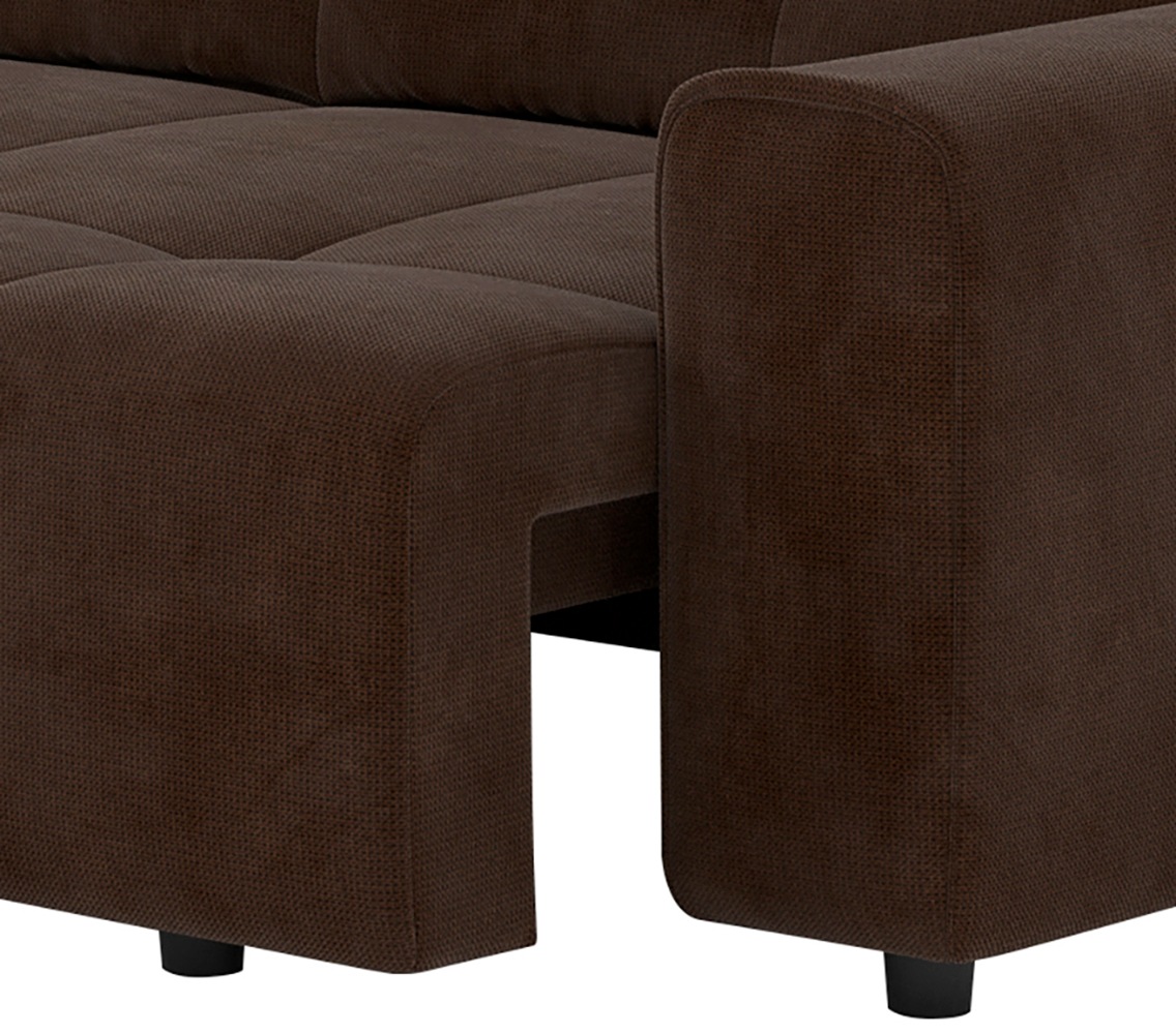 COTTA Ecksofa »Sento L-Form, Breite 280 cm, Chenille-Struktur«