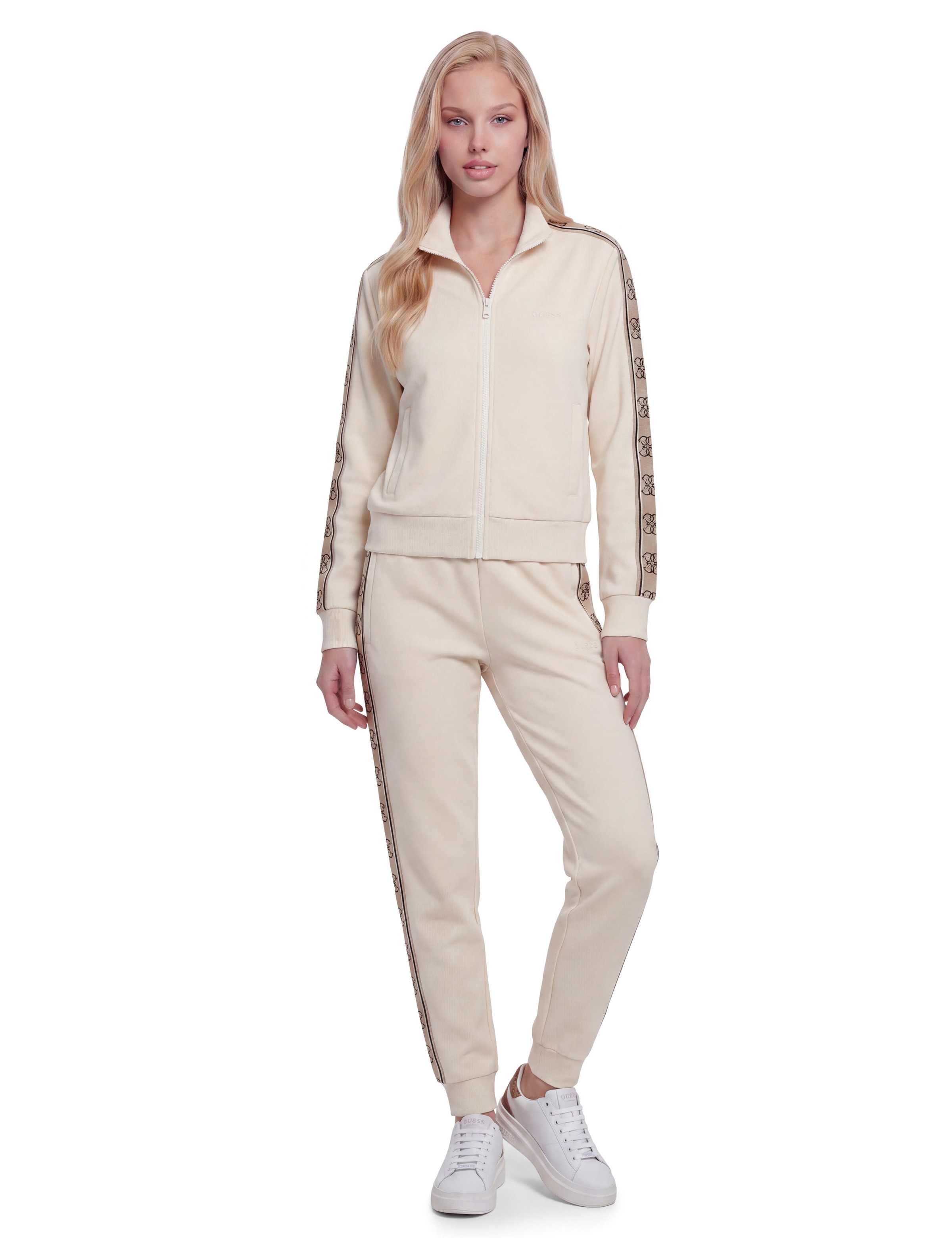 Guess Jogginghose »BRITNEY JOGGER«  mit seitlichem Logo-Tape, Slim Fit