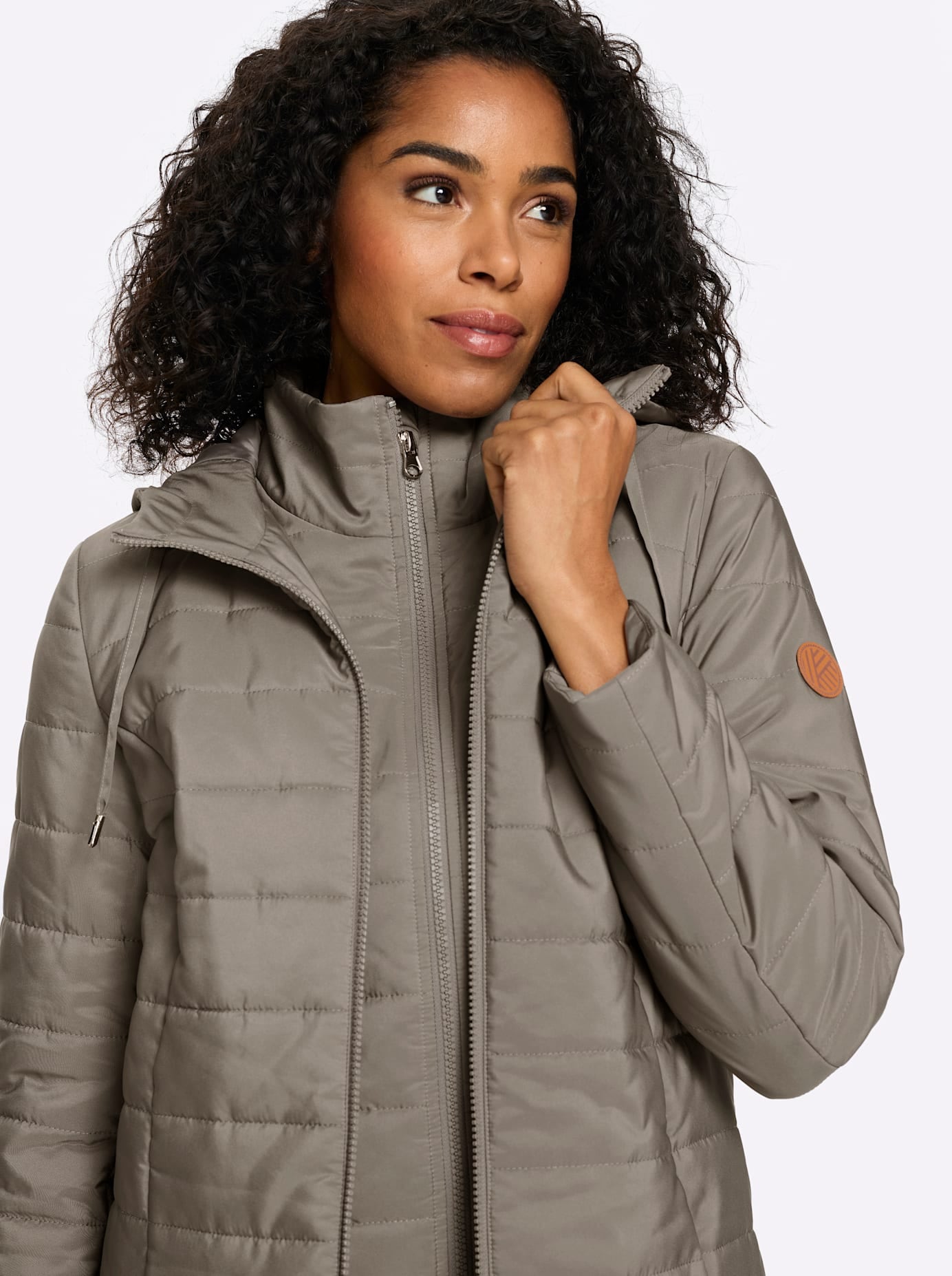 Classic Basics Veste longue mit Kapuze