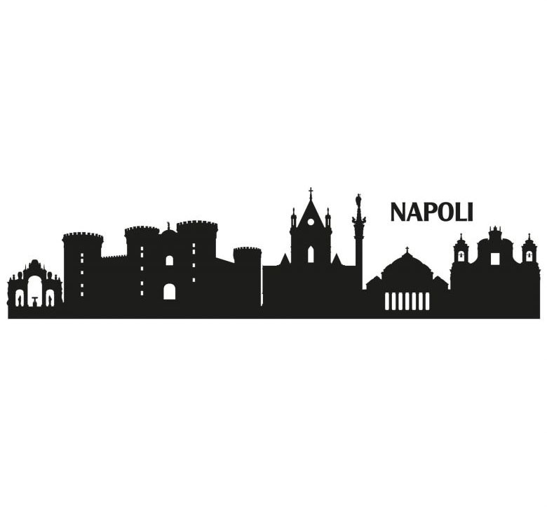 Image of Wall-Art Wandtattoo »XXL Stadt Skyline Napoli 120cm«, (1 St.) bei Ackermann Versand Schweiz