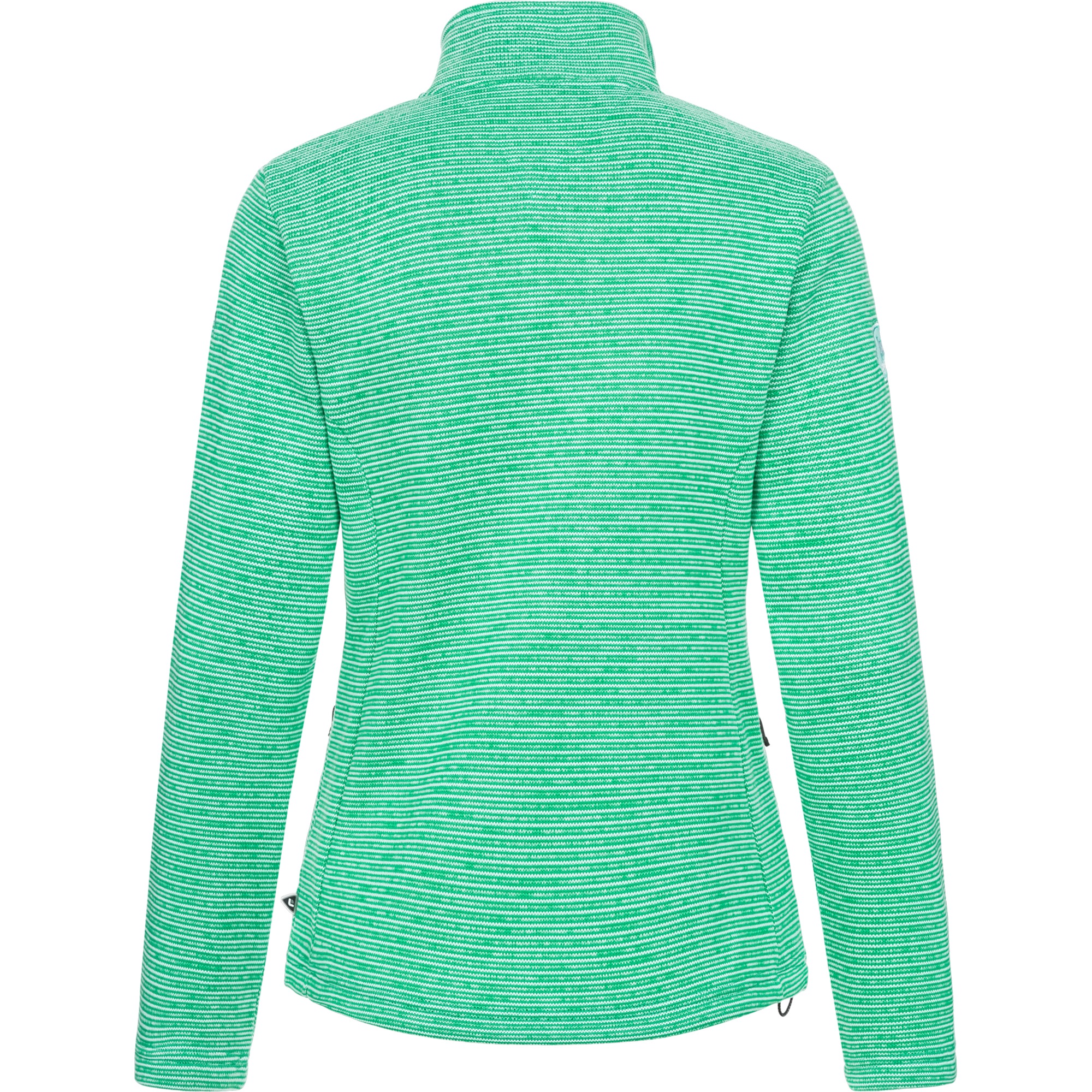 DEPROC Active Strickfleecejacke »CALEDONIA WOMEN«, Kontrastreissverschluss