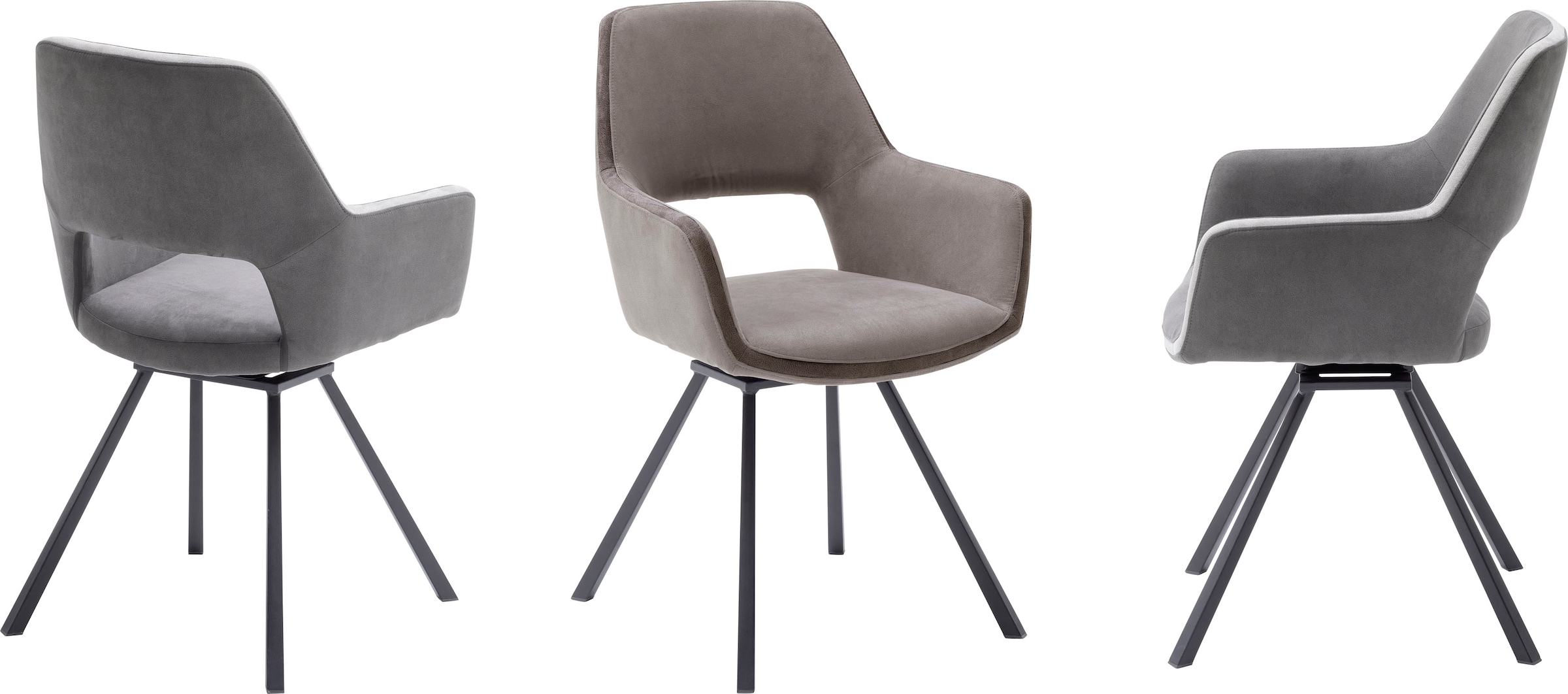 MCA furniture Esszimmerstuhl »Bayonne«, (Set), 2 St., 2-er Set, Stuhl 180°drehbar  mit Nivellierung, belastbar bis 120 kg jetzt kaufen