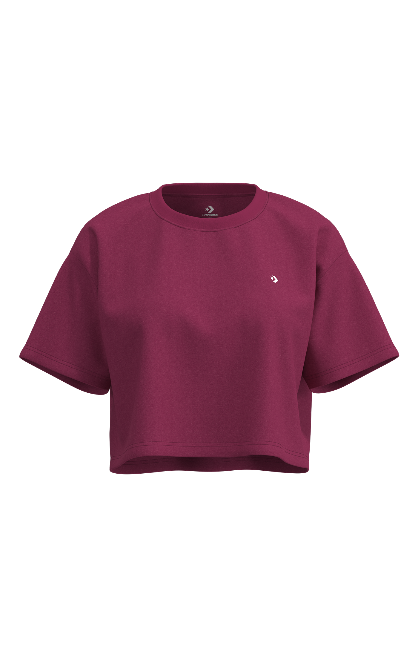 Image of Converse T-Shirt "STAR CHEVRON SPORTY TEE" sportlicher Stil, Kurzarm, aus Baumwolle, Rundhalsausschnitt