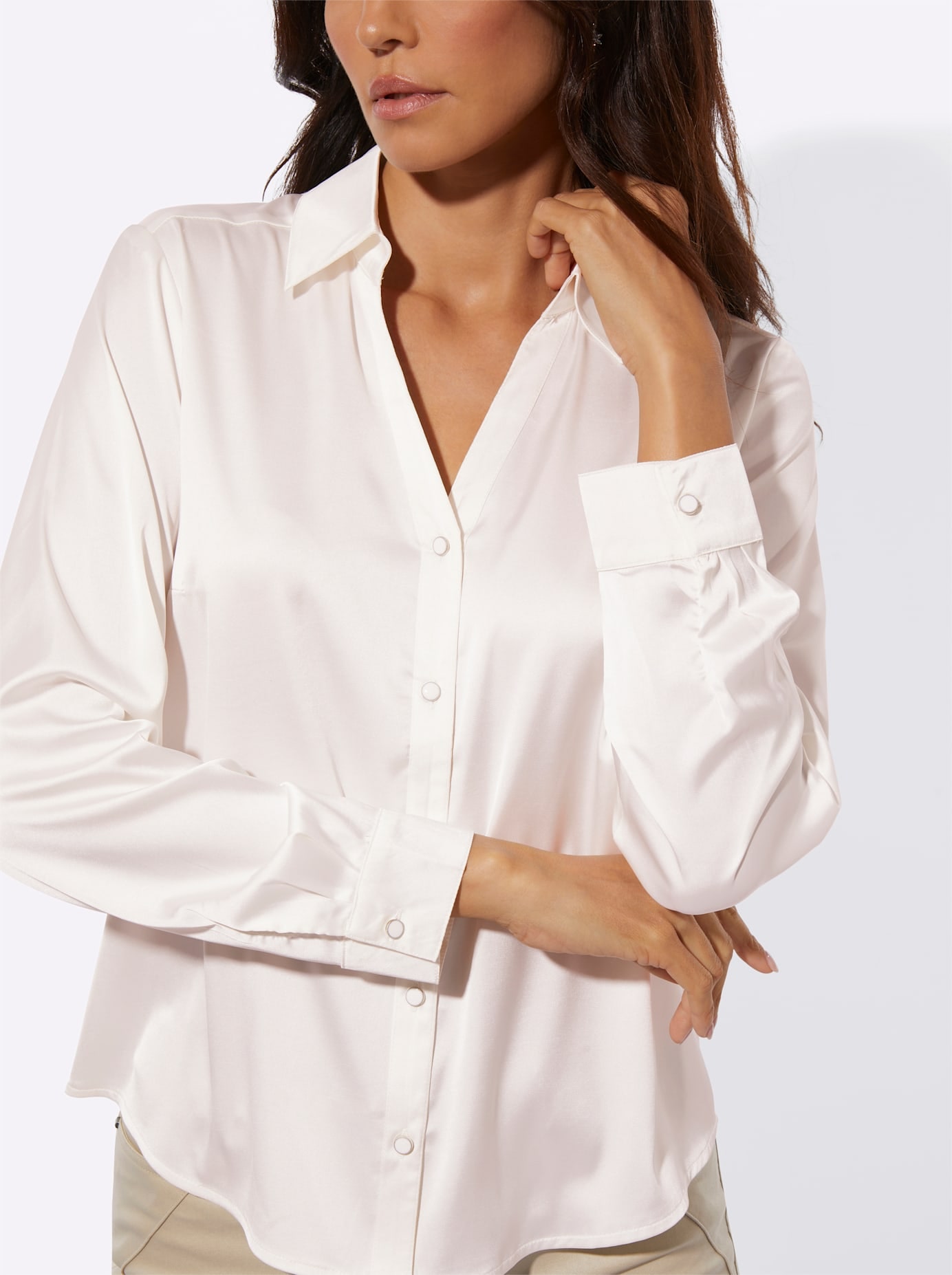 creation L Satinbluse
