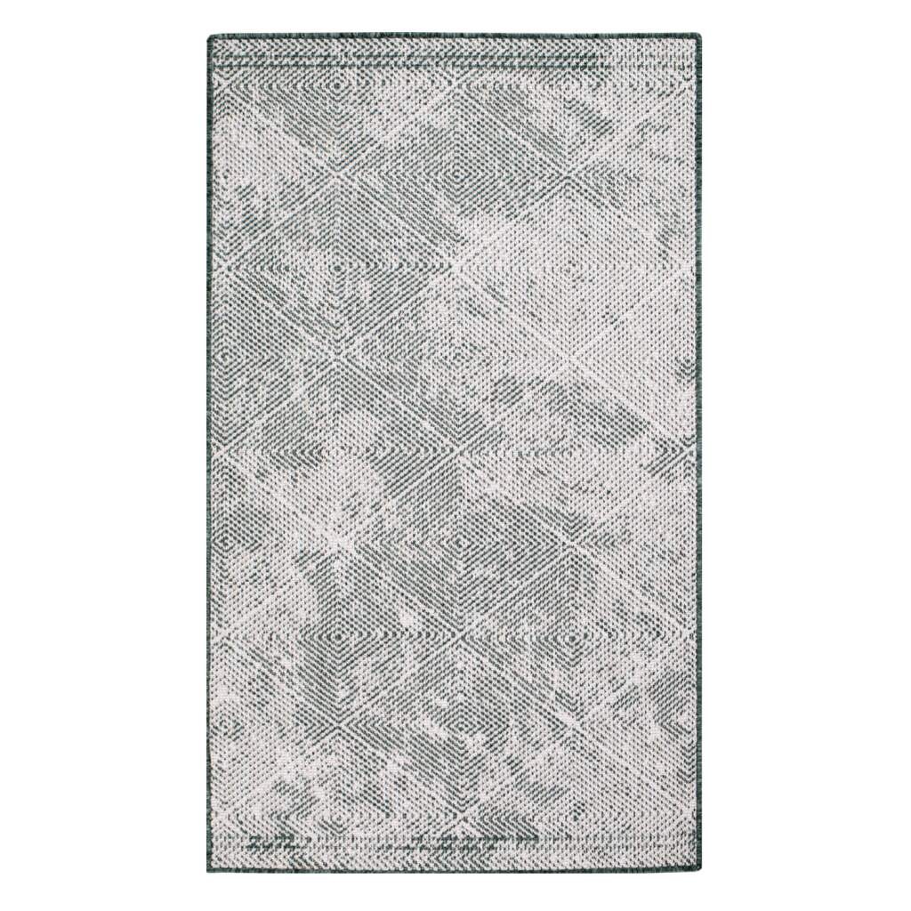 Carpet City Outdoorteppich »DUO RUG 5845« rechteckig 5 mm Höhe Wendeteppich Wetterfest In- & Outdoor, Balkon, Terrasse, Wohnzimmer