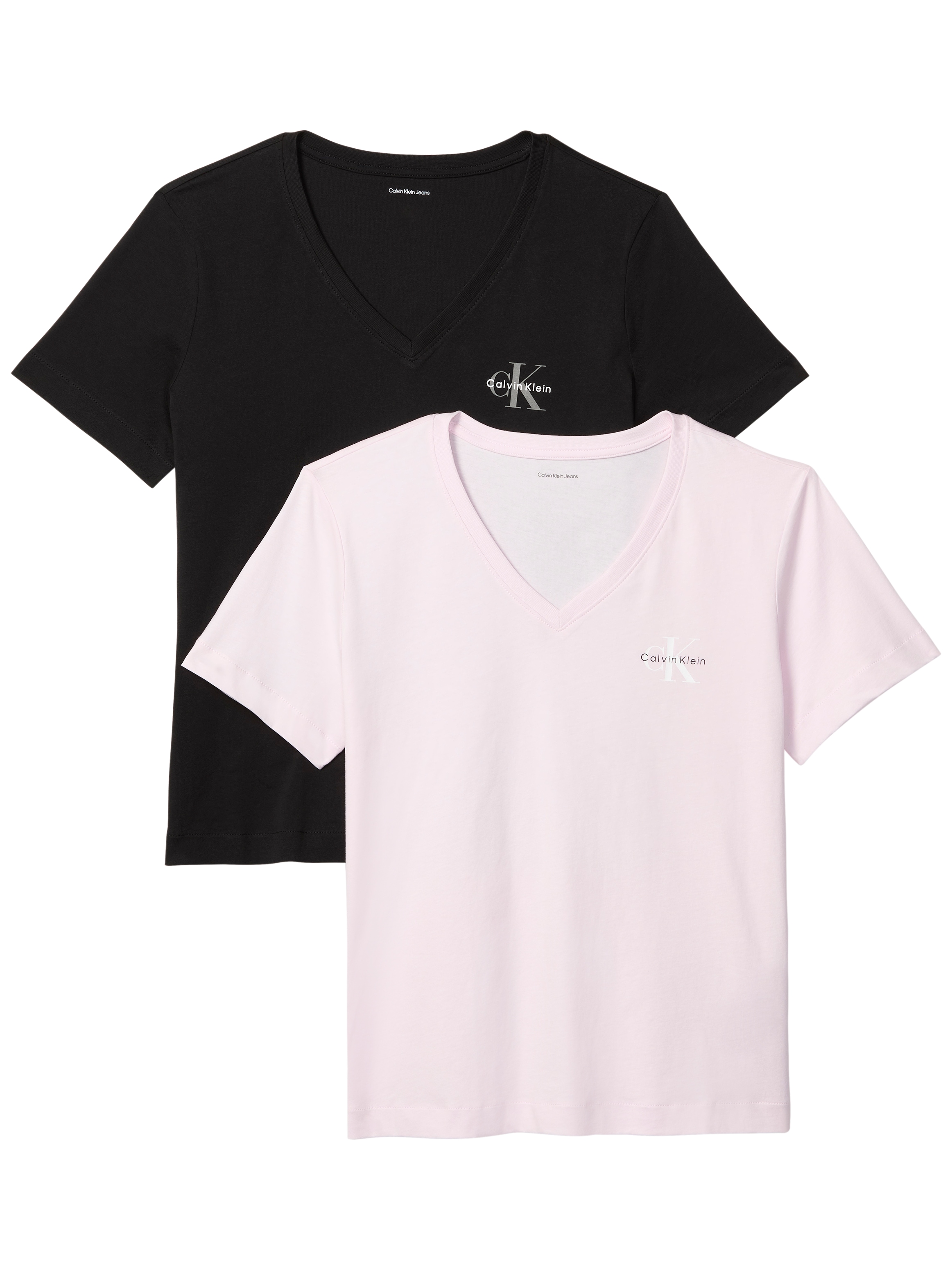 Calvin Klein Jeans T-shirt »MONOLOGO VNK 2PACK TEE« Paquet, pack de 2, 2 pièces , inscription logo