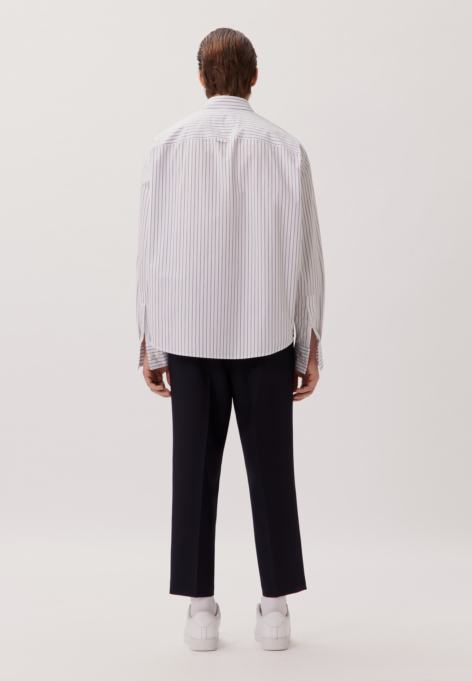 studio seidensticker Businesshemd »Studio« Oversized 1/1 Kentkragen Streifen