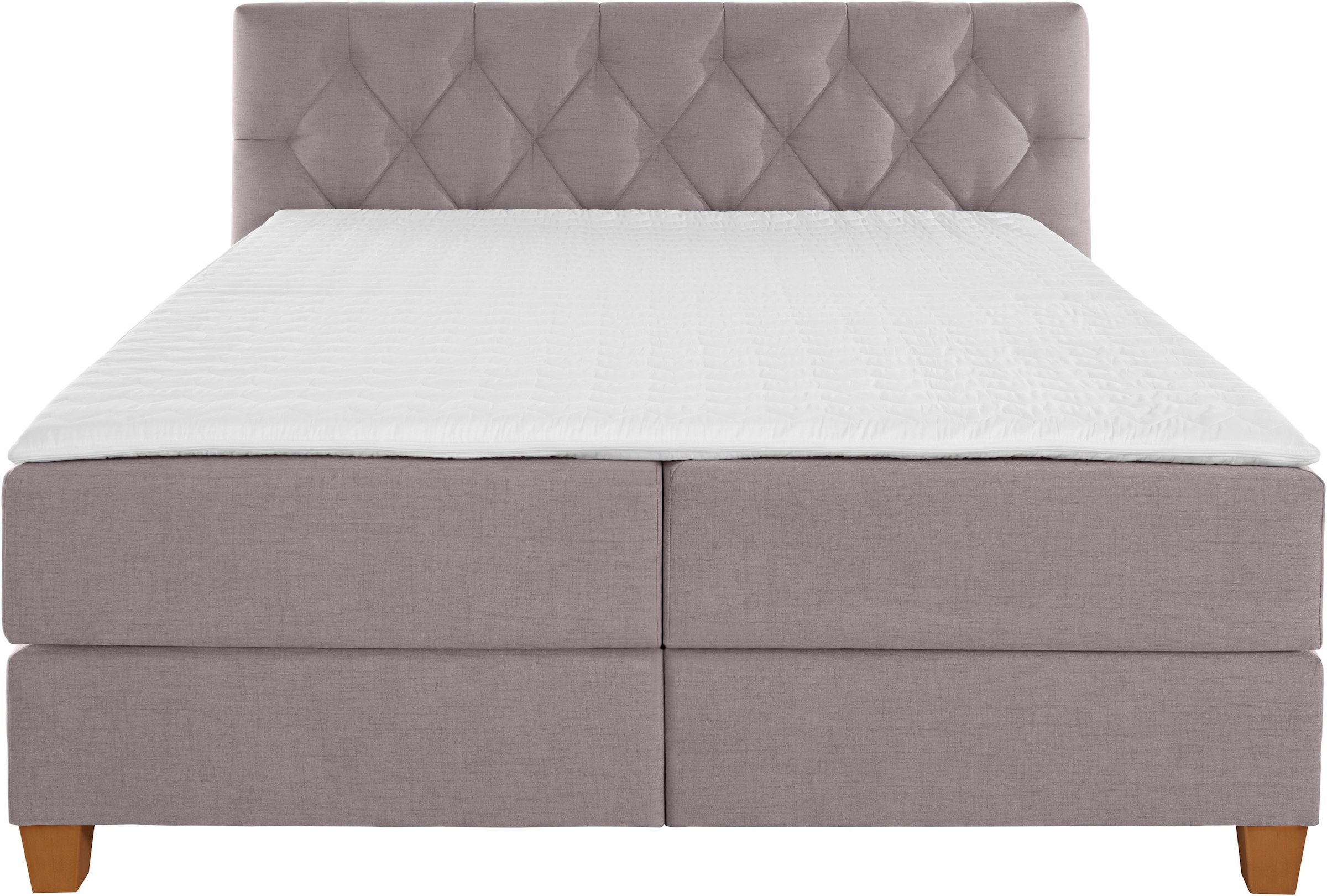 Guido Maria Kretschmer Home&Living Boxspringbett »Harmones«, in 3 Breiten, Härtegrad auch im Mix mit je 1 Matratze in H2 und H3