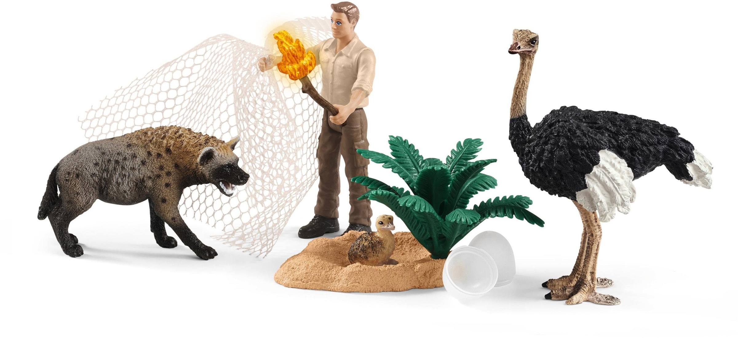 Image of Schleich® Spielfigur »Wild Life, Angriff der Hyäne (42504)«, (Set) bei Ackermann Versand Schweiz