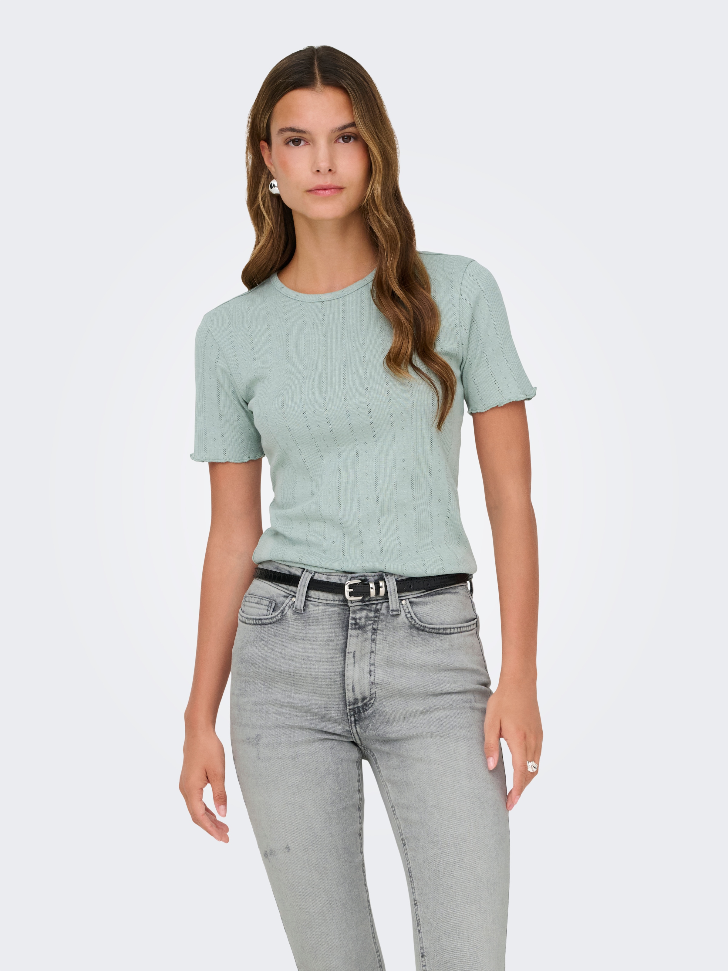 Image of ONLY Kurzarmshirt "ONLTENNA O-NECK S/S TOP JRS NOOS"