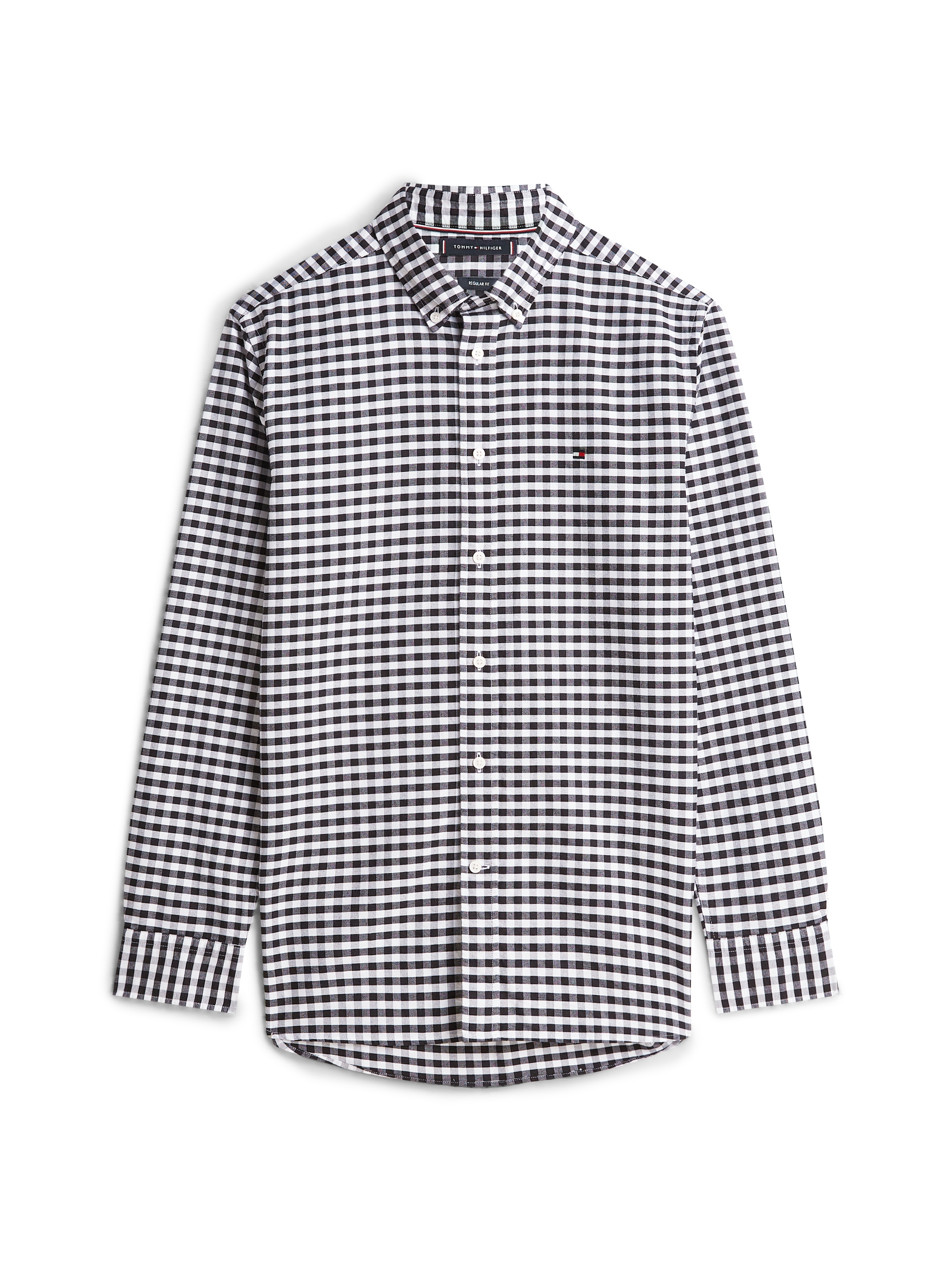 Tommy Hilfiger Chemise à manches longues »HERITAGE OXFORD GINGHAM« coupe régulière, col boutonné, à carreaux