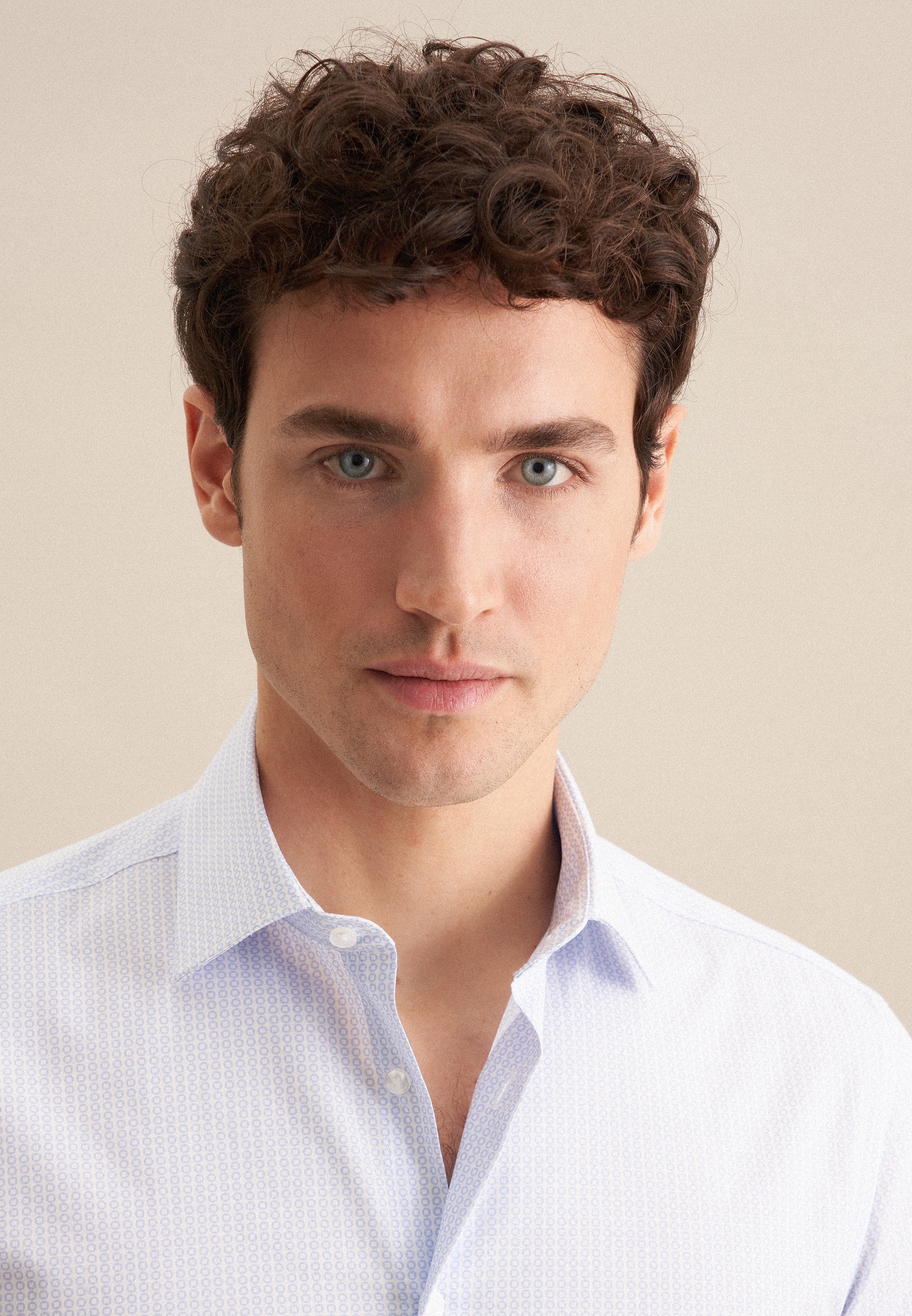 seidensticker Businesshemd »Slim« Slim 1/2 Kentkragen Druck