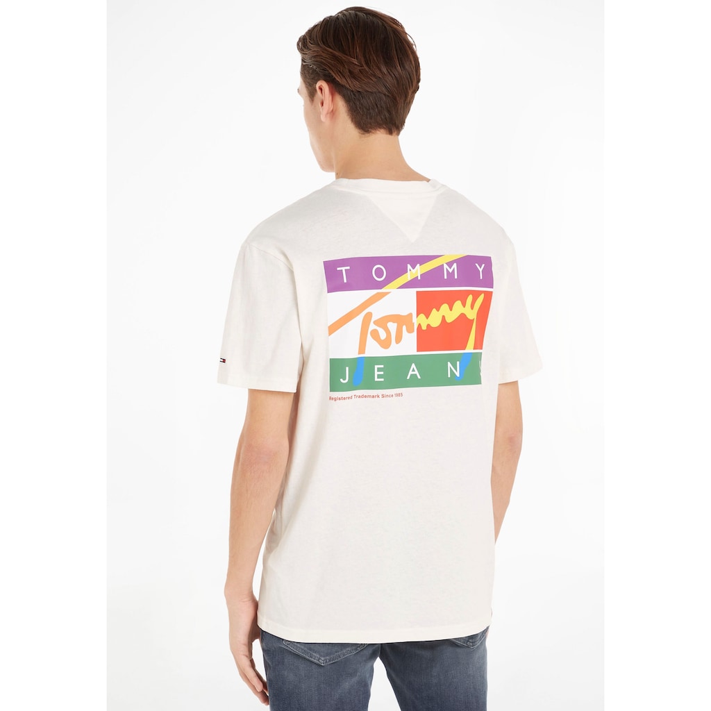 Tommy Jeans T-Shirt »TJM CLSC SIGNATURE POP FLAG TEE«