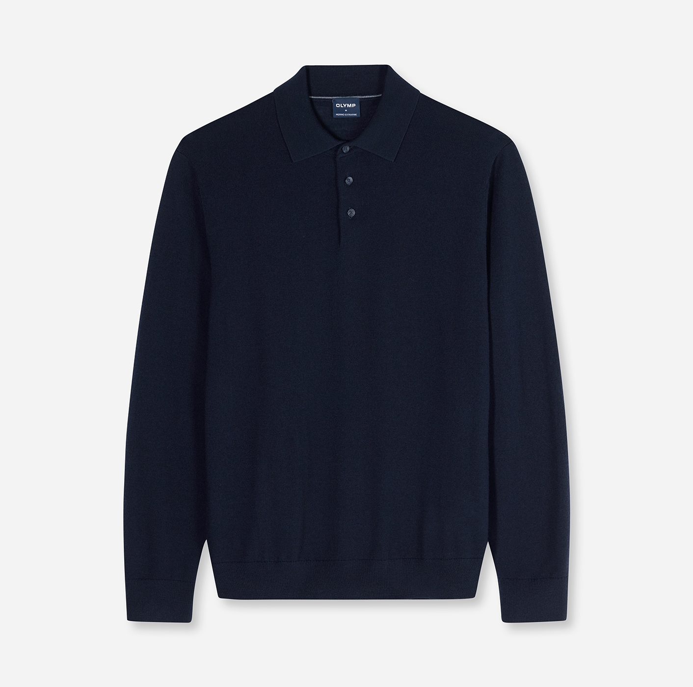 OLYMP Polokragenpullover »Casual« regular fit aus reiner Wolle