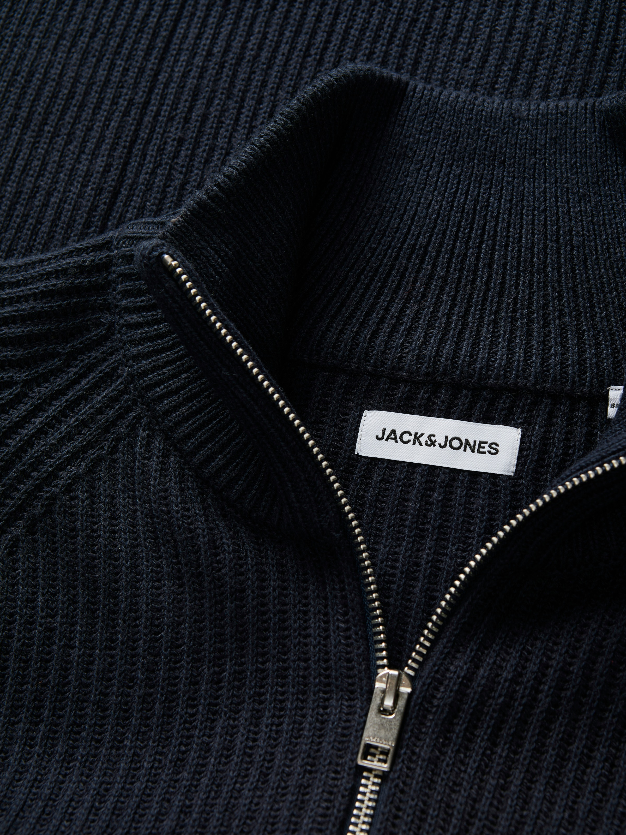 Jack & Jones Strickjacke »JJPANNEL KNIT ZIP CARDIGAN AW25«