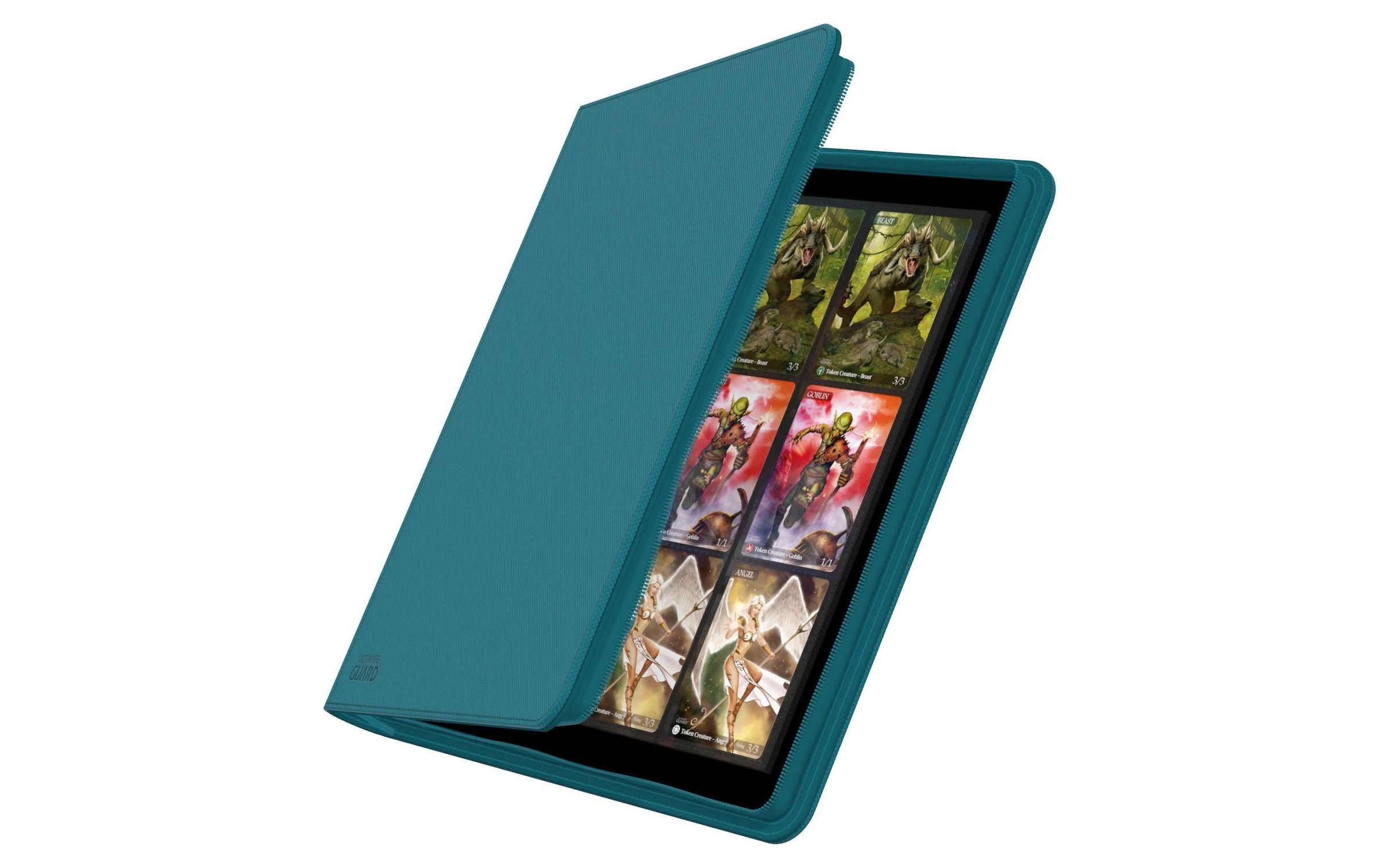   Sammelkarte »QuadRow ZipFolio 480 24-Pocket, petrolblau«