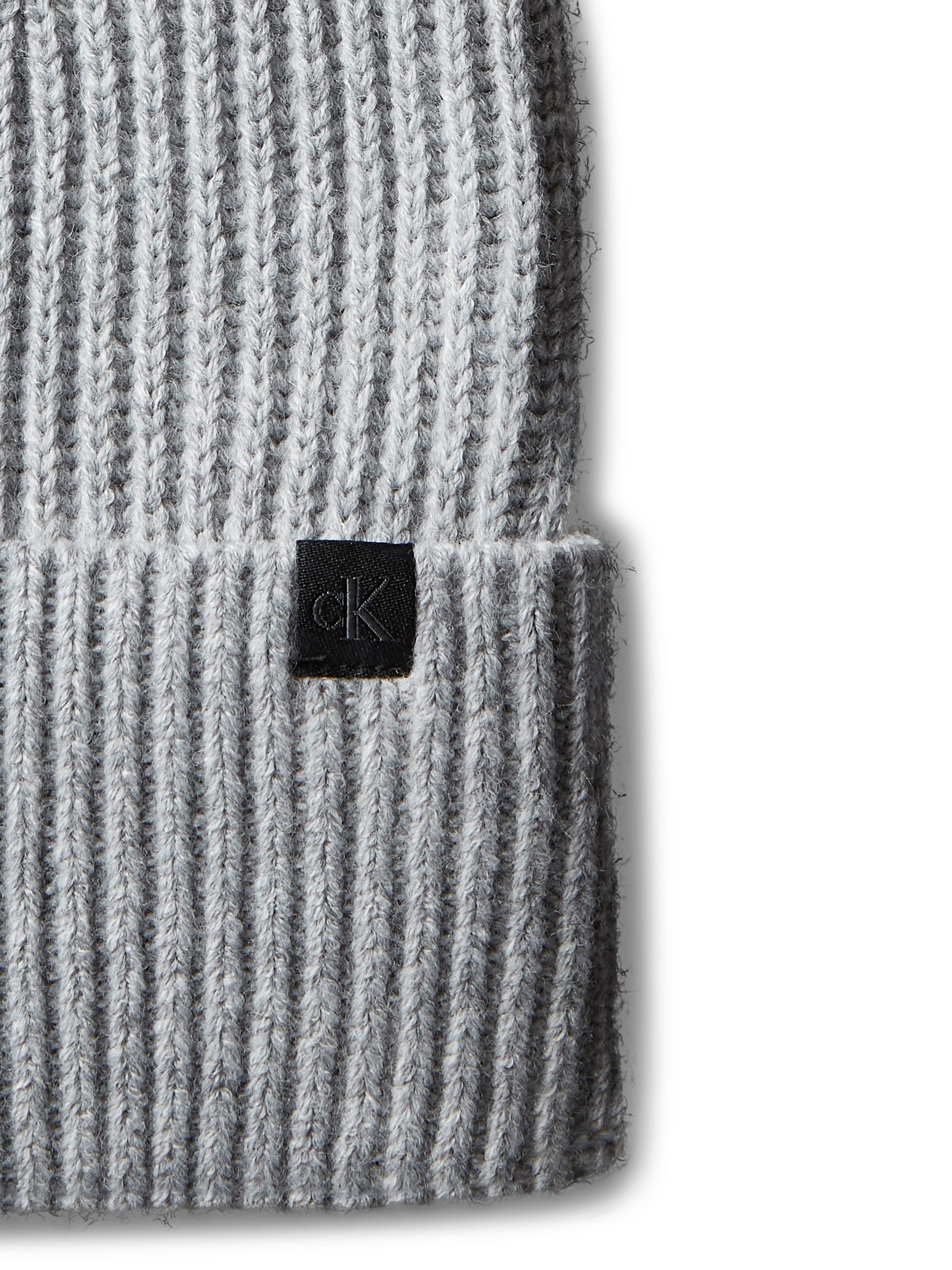 Calvin Klein Jeans Beanie »Monogram Rib Beanie« mit Logopatch