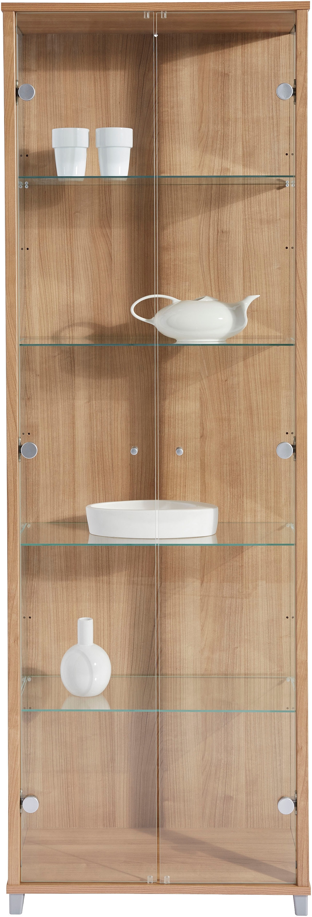 fif möbel Vitrine »OPTIMA« Standvitrine, Vitrinenschrank, Glasvitrine, Sammlervitrine