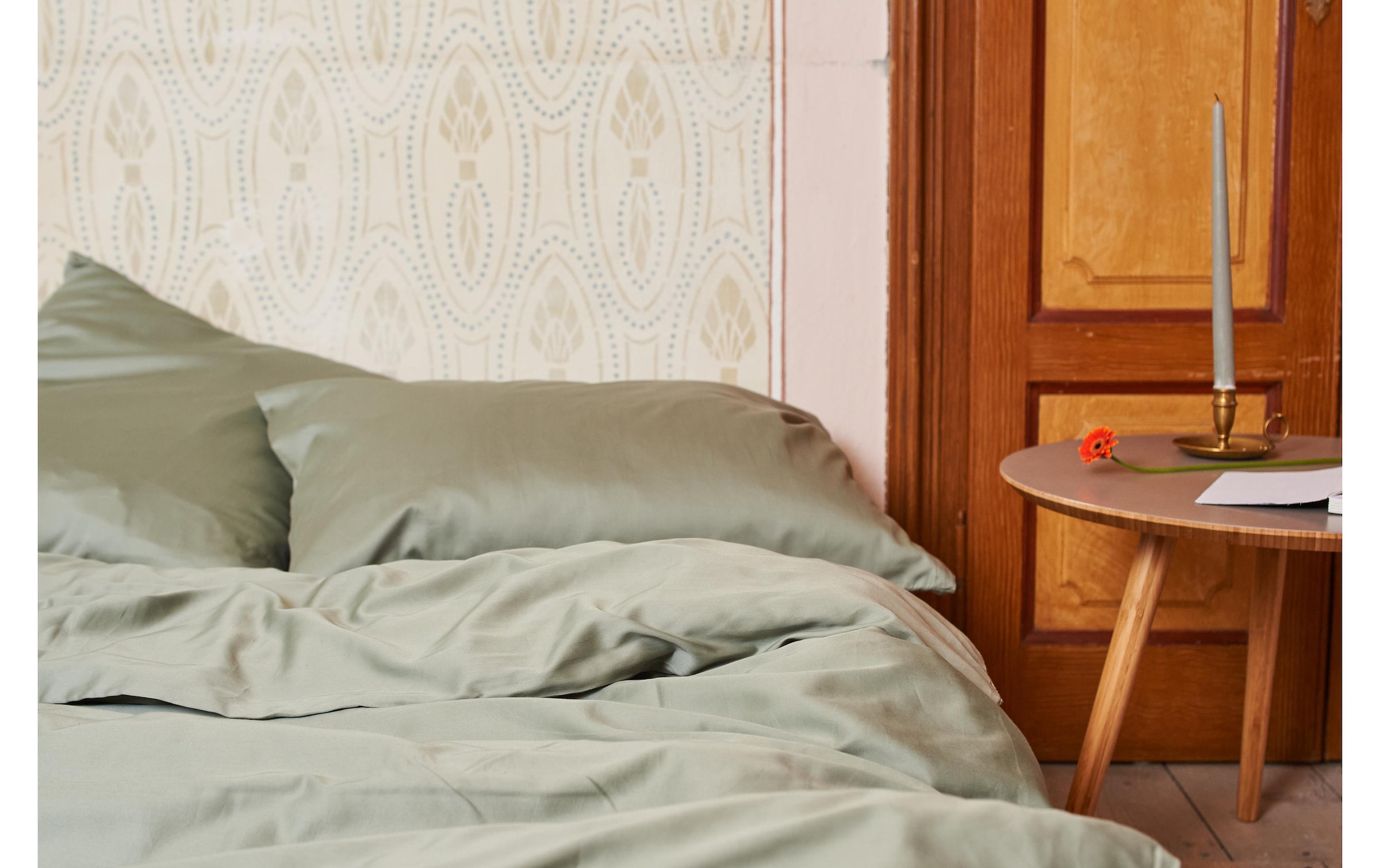 Journey Living Linge de lit »Braga« Nachhaltige Bettwäsche aus Bio-Baumwollsatin