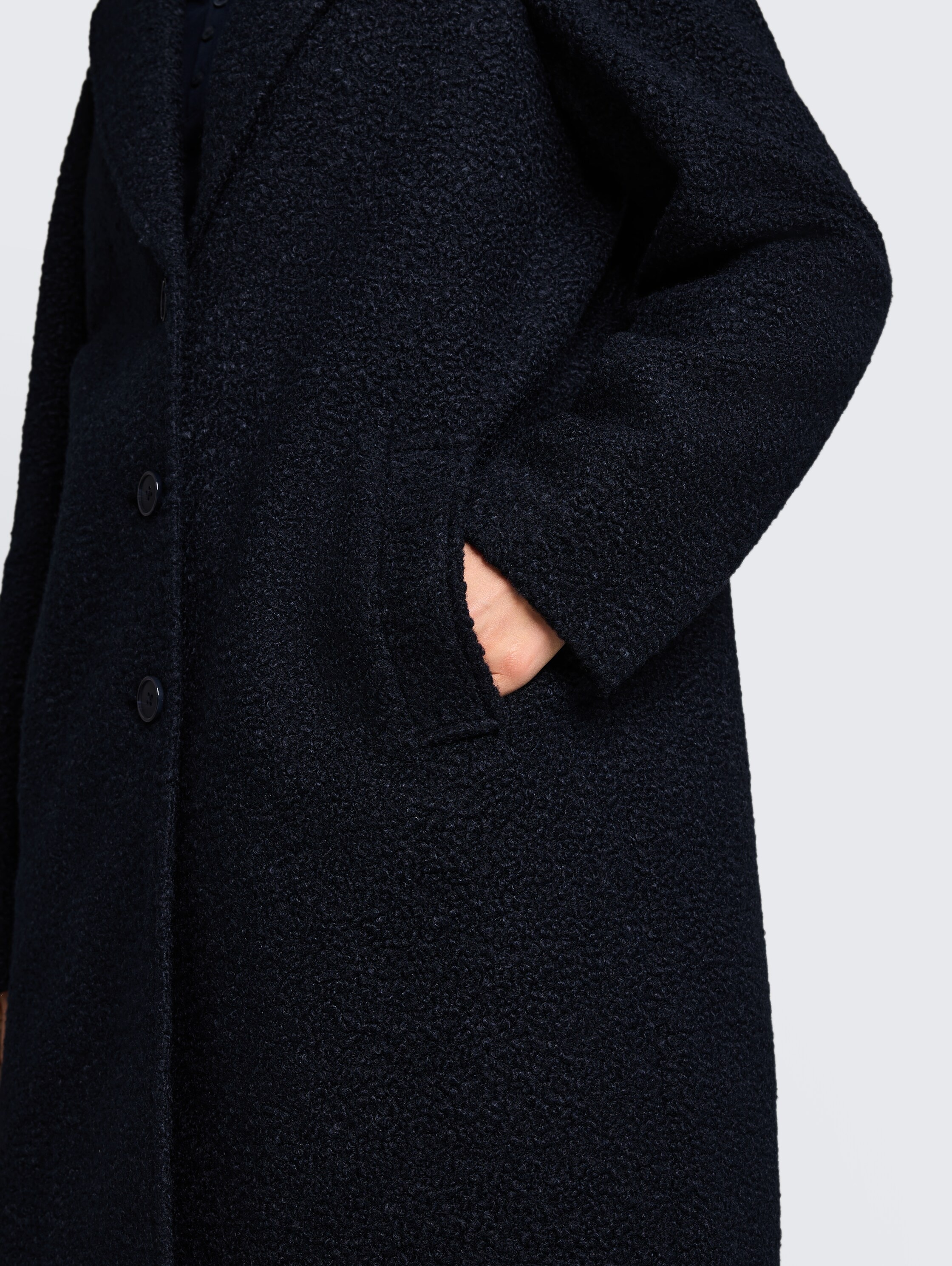 TOM TAILOR Kurzmantel mit Reverskragen und Knopfleiste