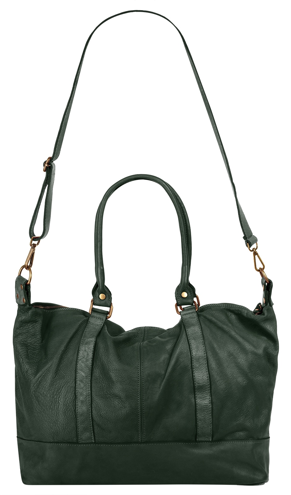 Samantha Look Reisetasche, echt Leder, Made in Italy