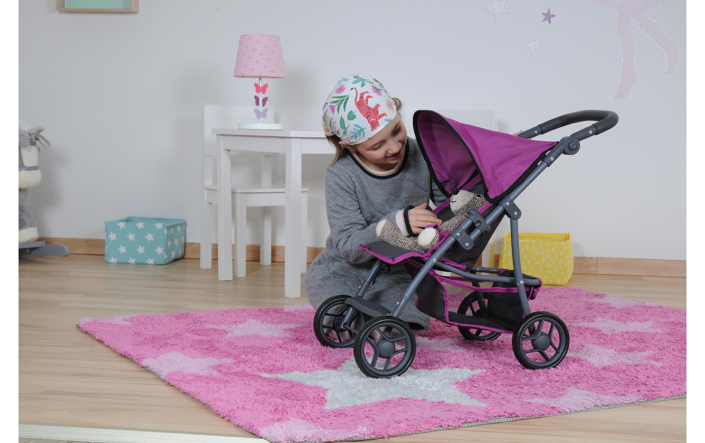 Knorrtoys® Puppenwagen »Liba – tec purple«