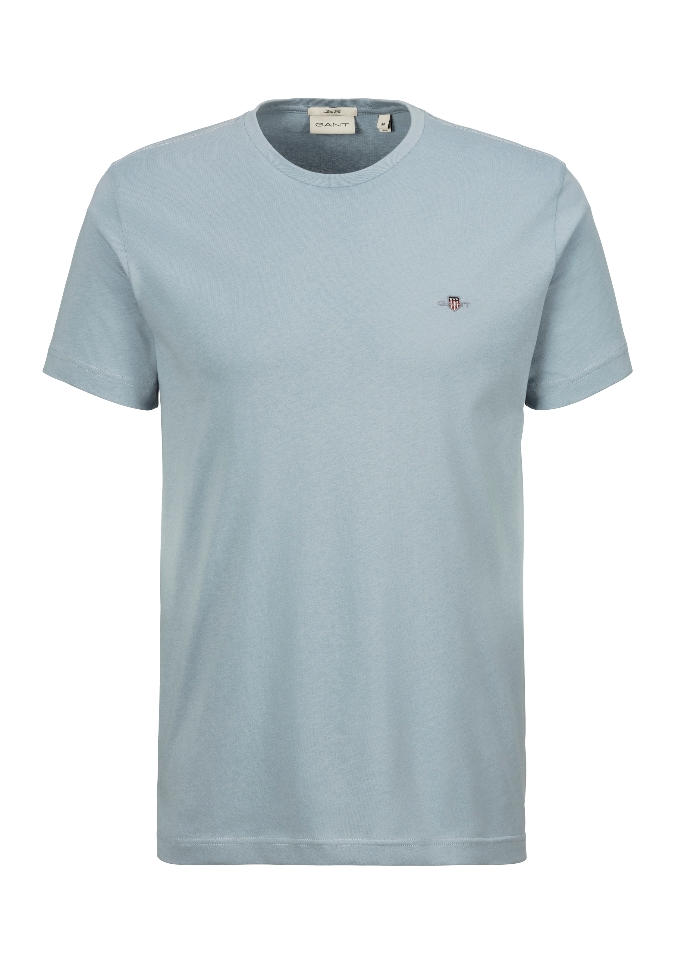 T-Shirt »SLIM SHIELD SS T-SHIRT«, mit Logostickerei auf der Brust