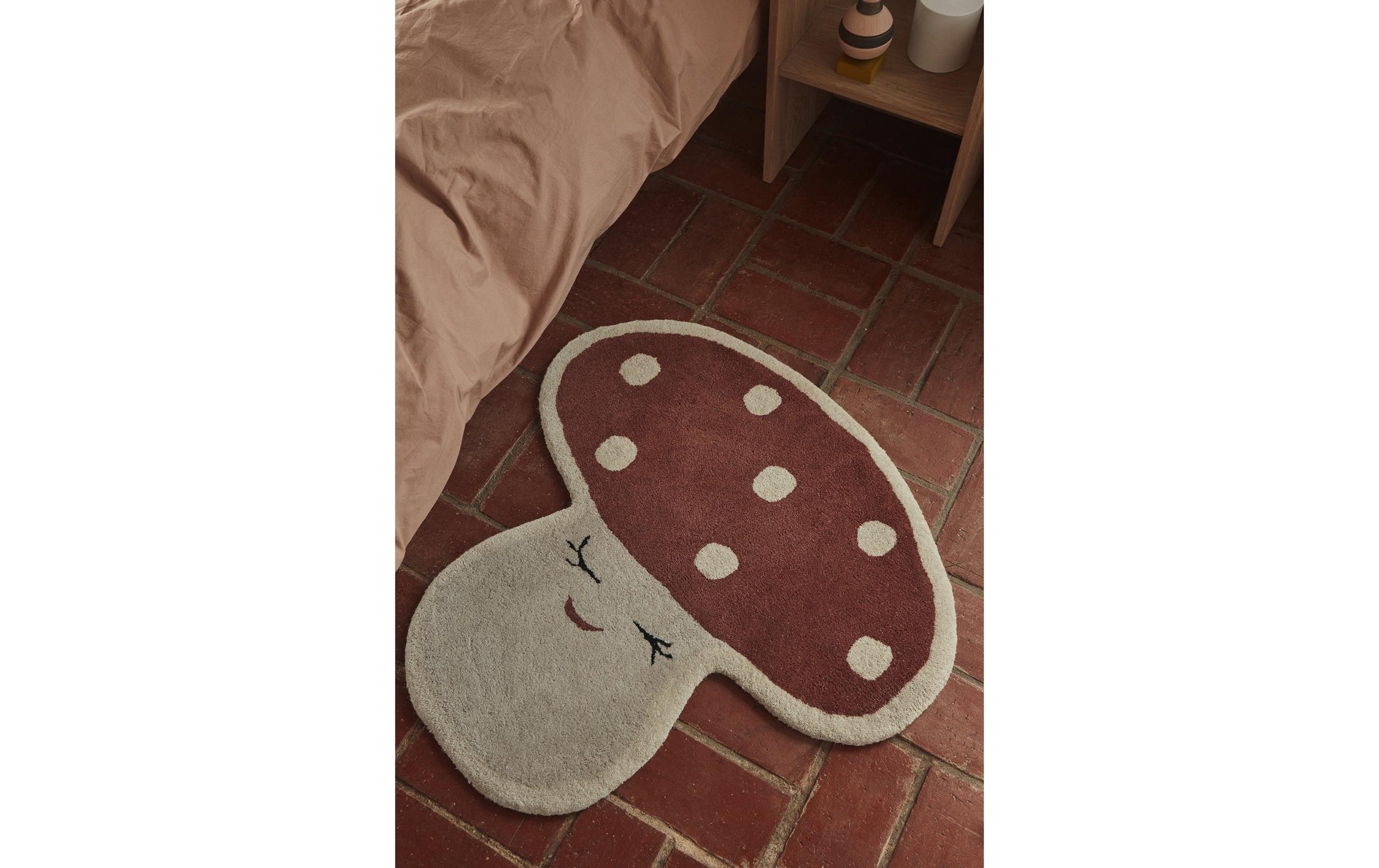 OYOY Kinderteppich »Malle Mushroom 75 x 77 cm«