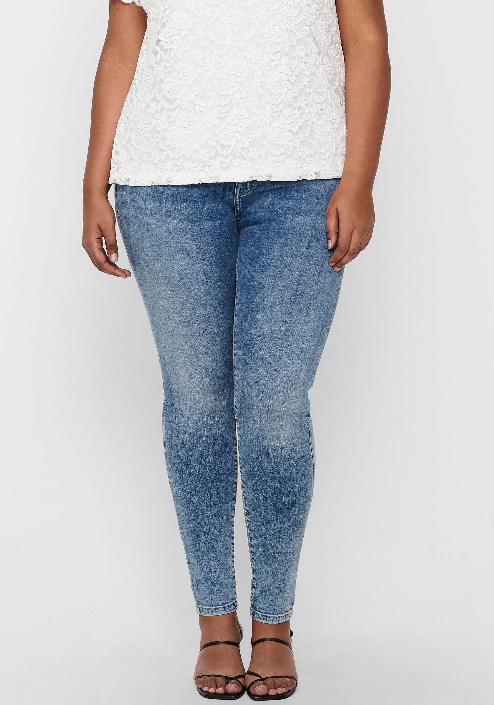 Image of ONLY CARMAKOMA Skinny-fit-Jeans »CARLAOLA HW SK JNS«, High Waisted bei Ackermann Versand Schweiz