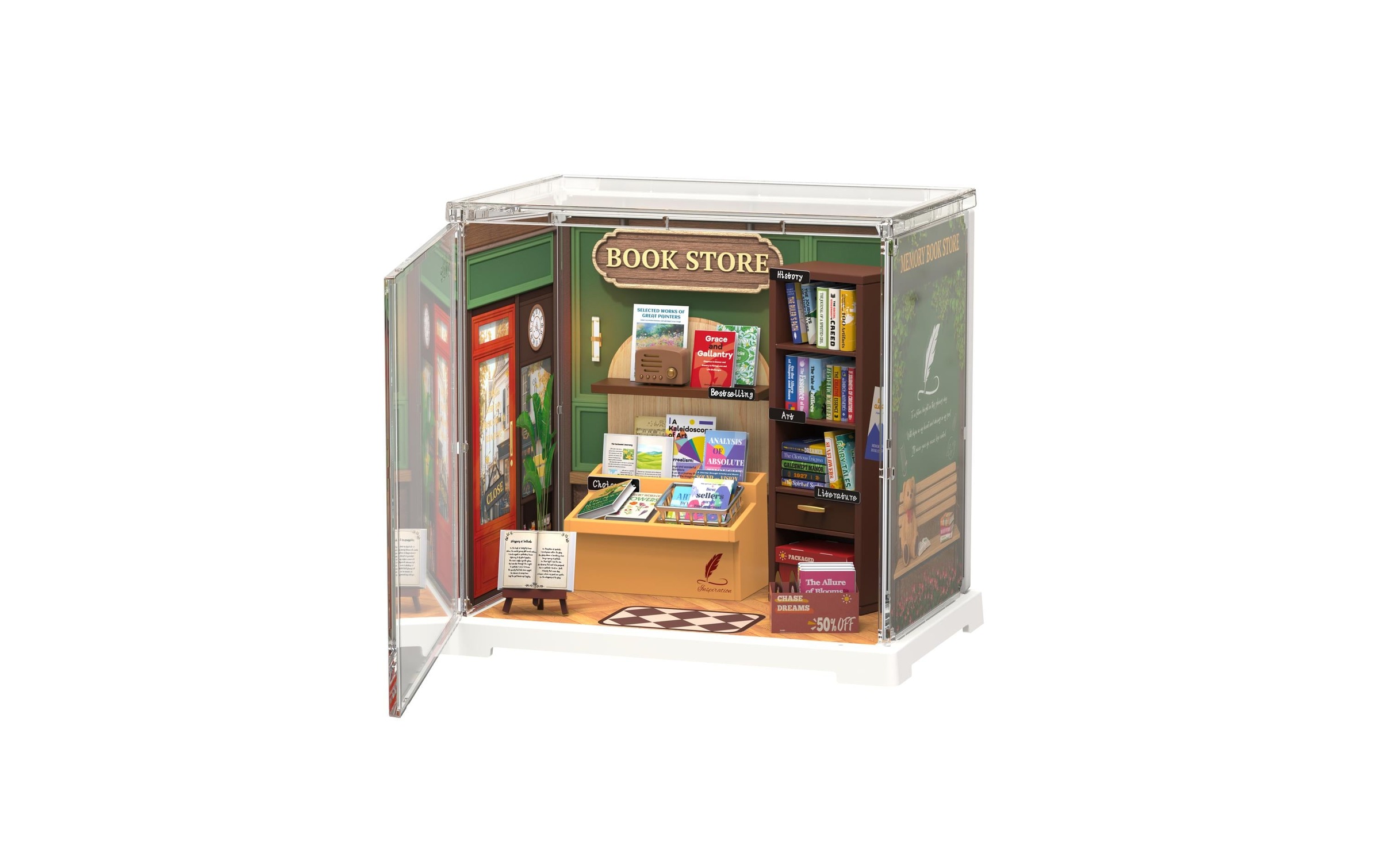 Image of Modellbausatz "RoboTime Memory Book Store"