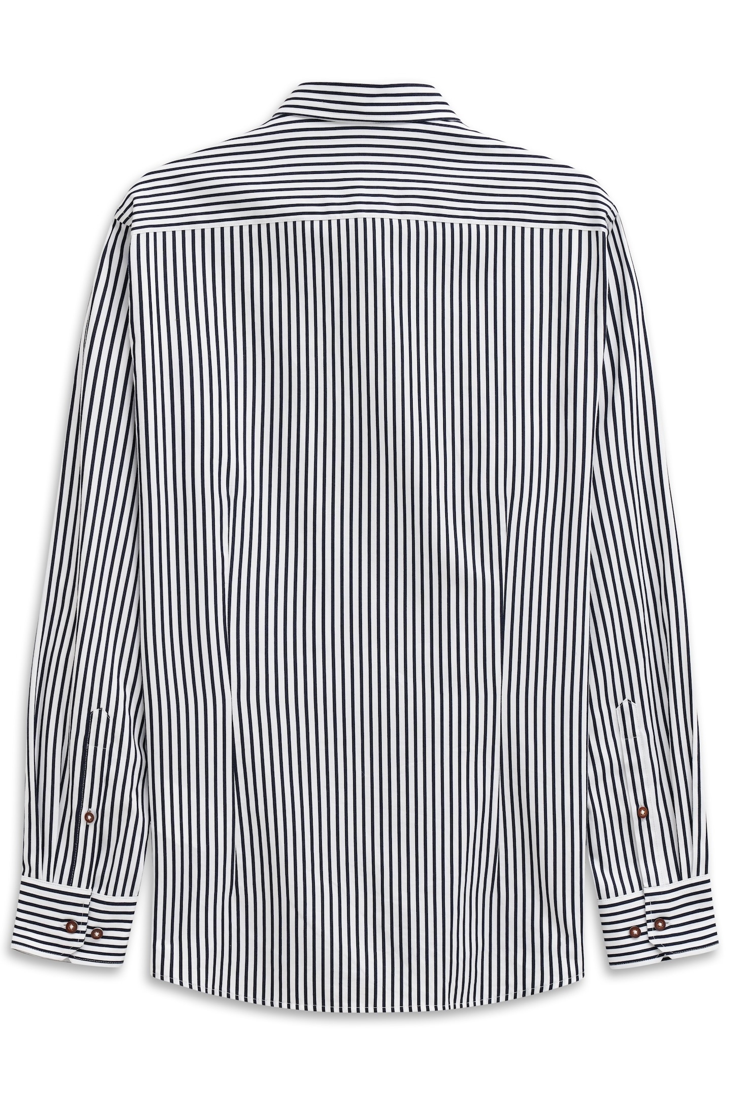 bugatti Langarmhemd »Easy Care« gestreift mit Button-Down und aus Baumwolle